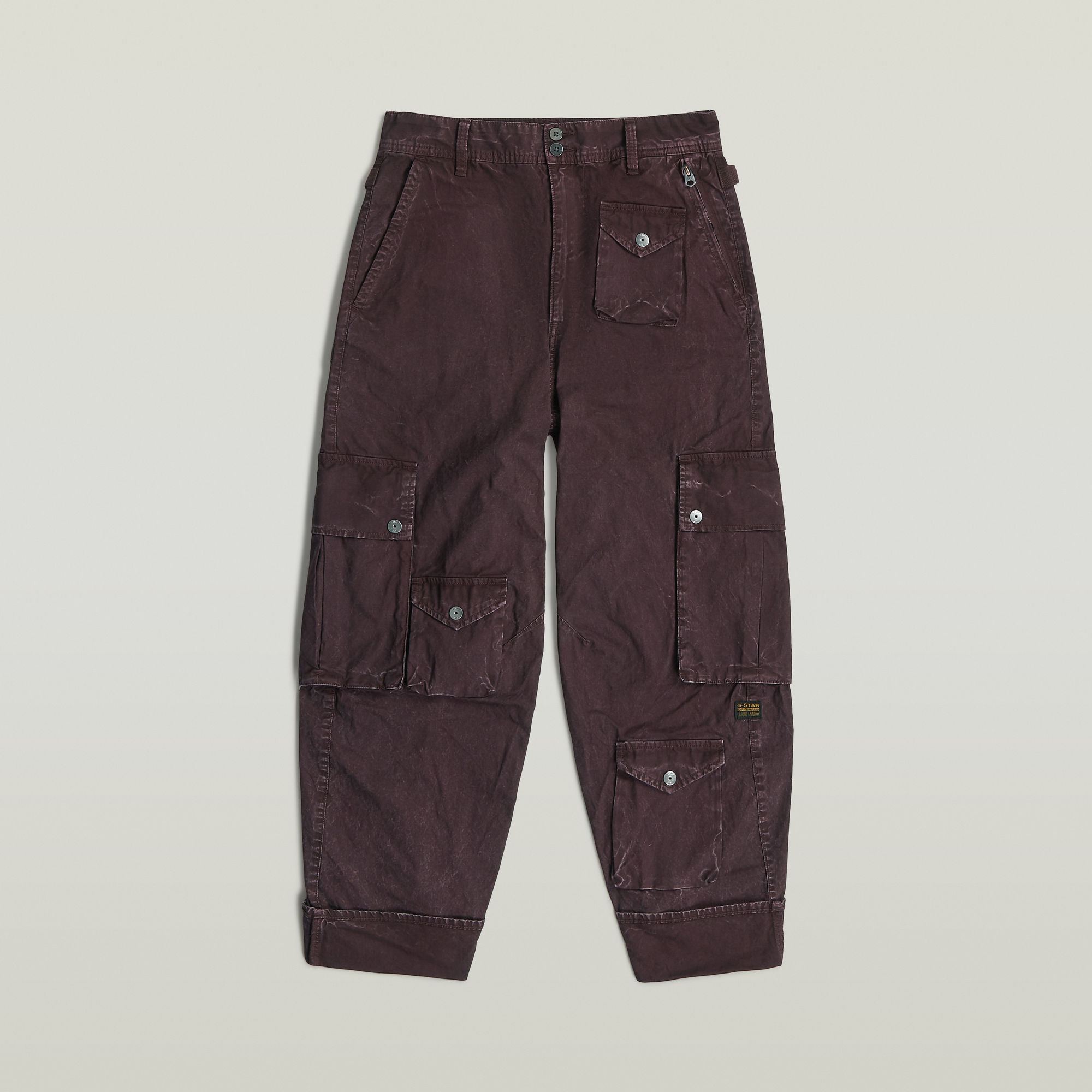G-Star RAW 3D Boyfriend Multi Pocket Cargobroek Paars Dames