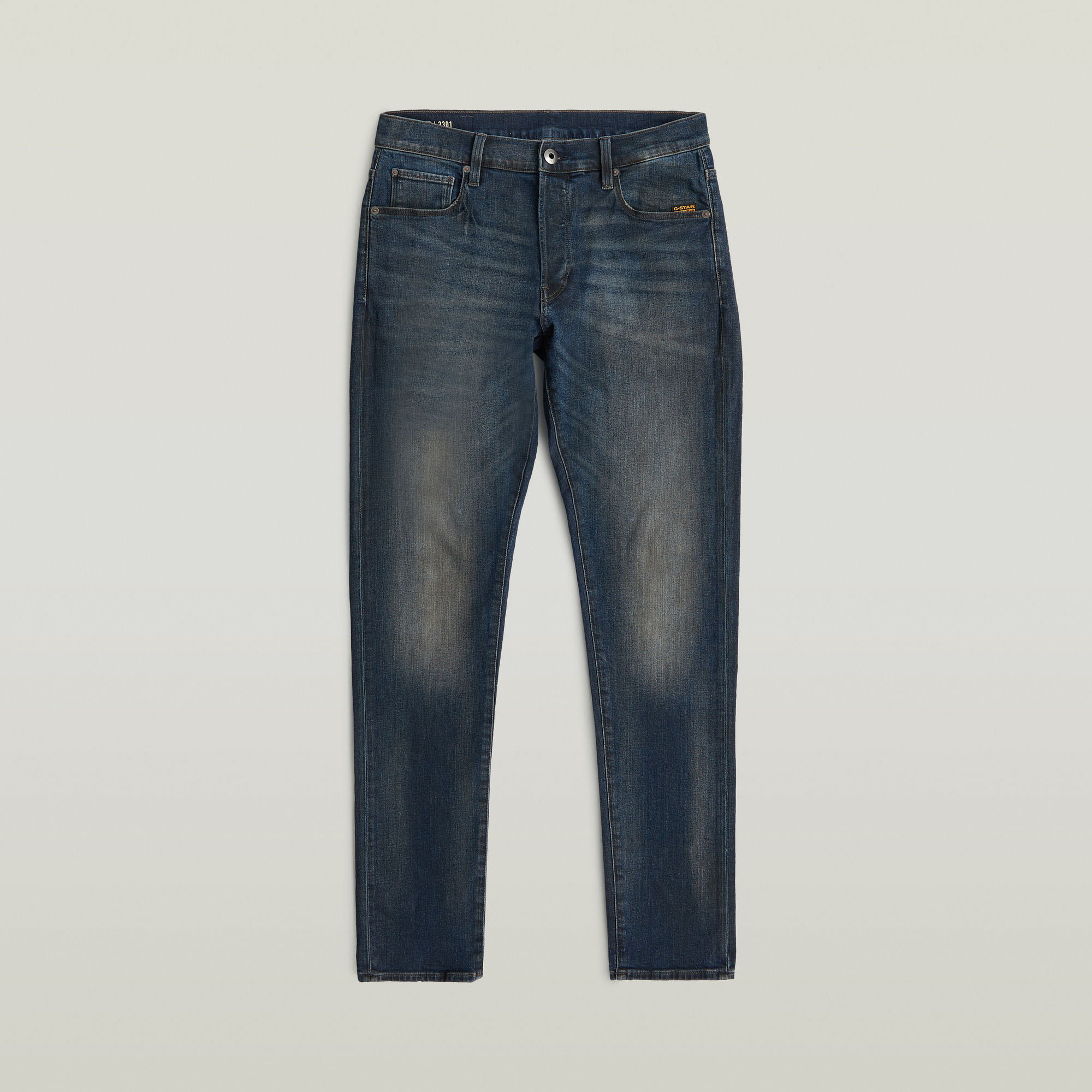 G-Star RAW 3301 Slim Jeans Donkerblauw Heren