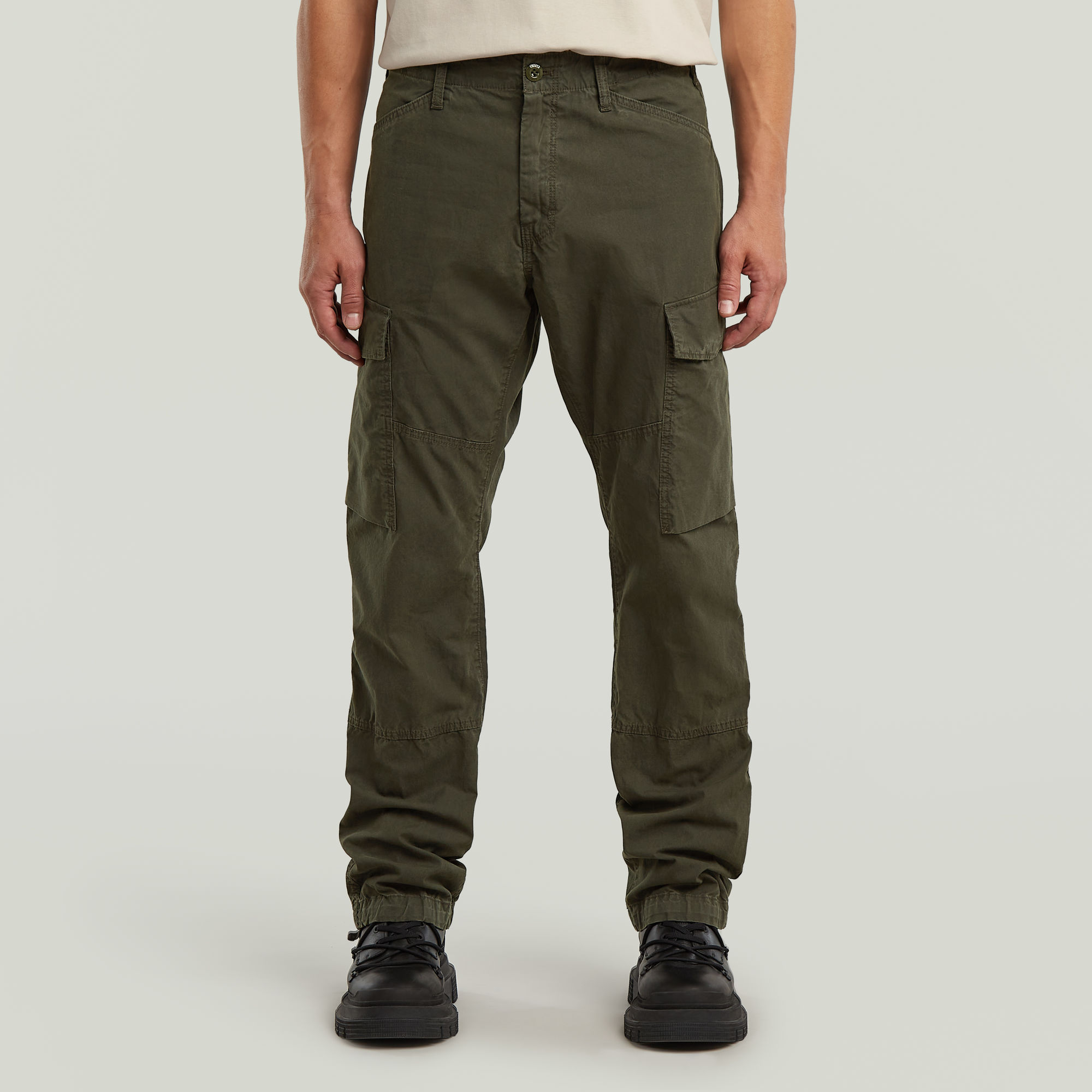 Clean Regular Cargohose - Grau - Herren