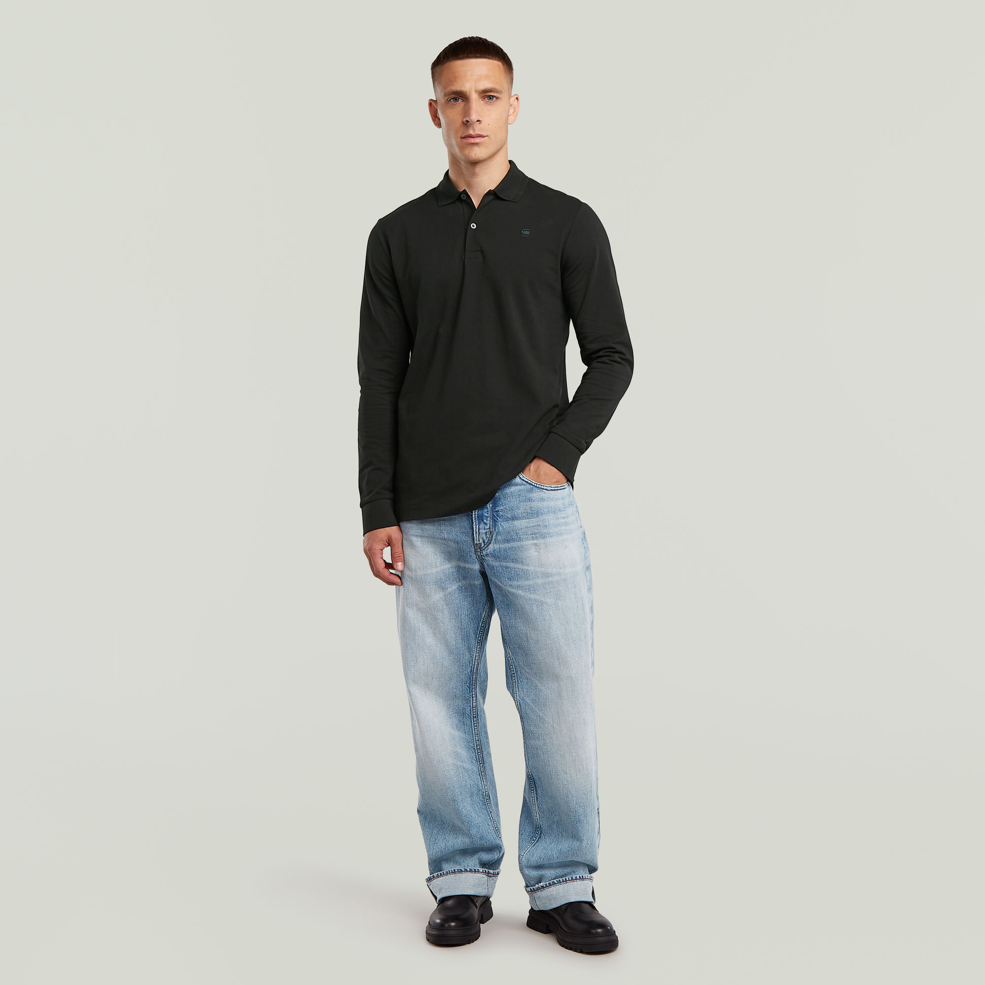 G-Star RAW Dunda Slim Polo Zwart Heren