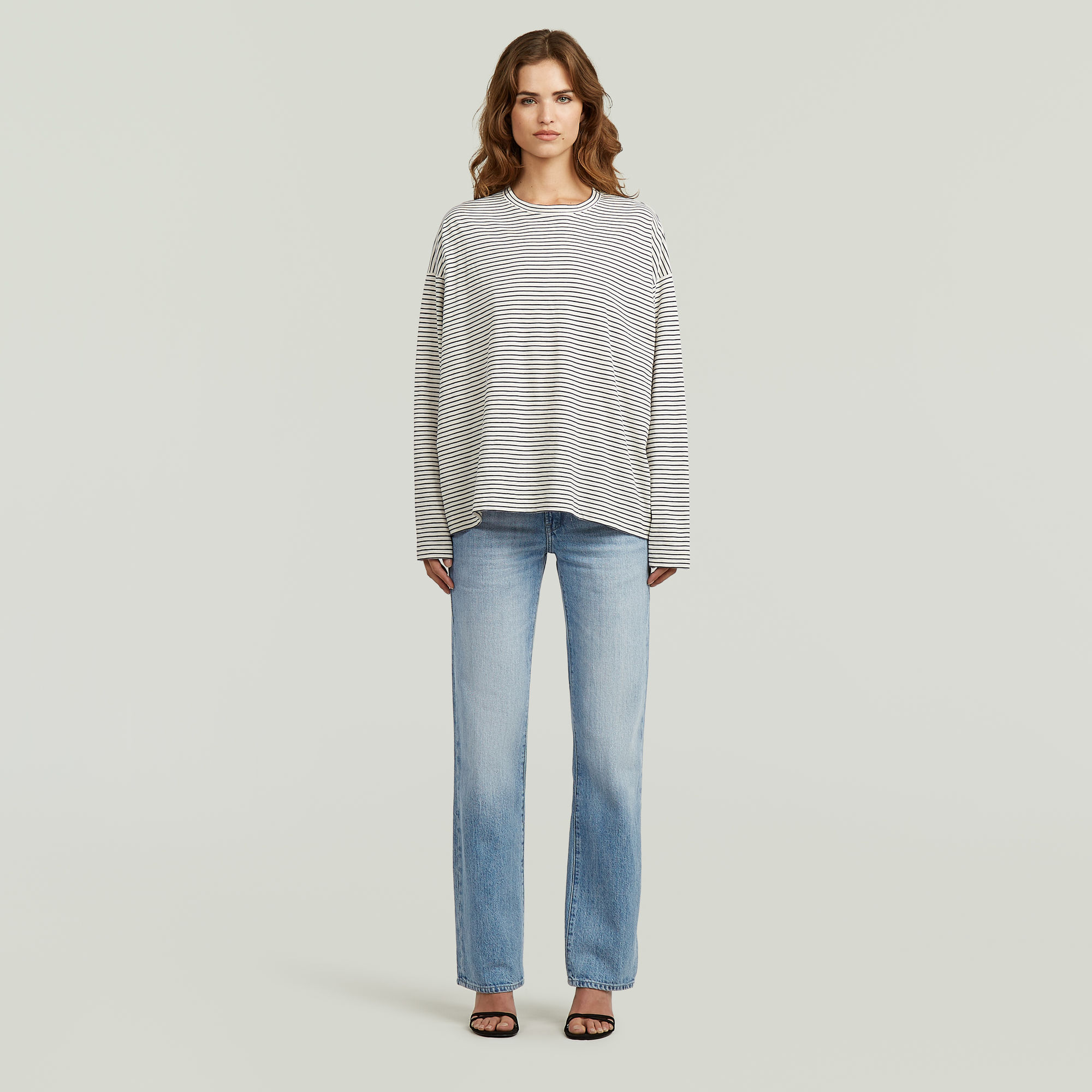 Thumbnail - Oversized T-Shirt - Weiß - Damen