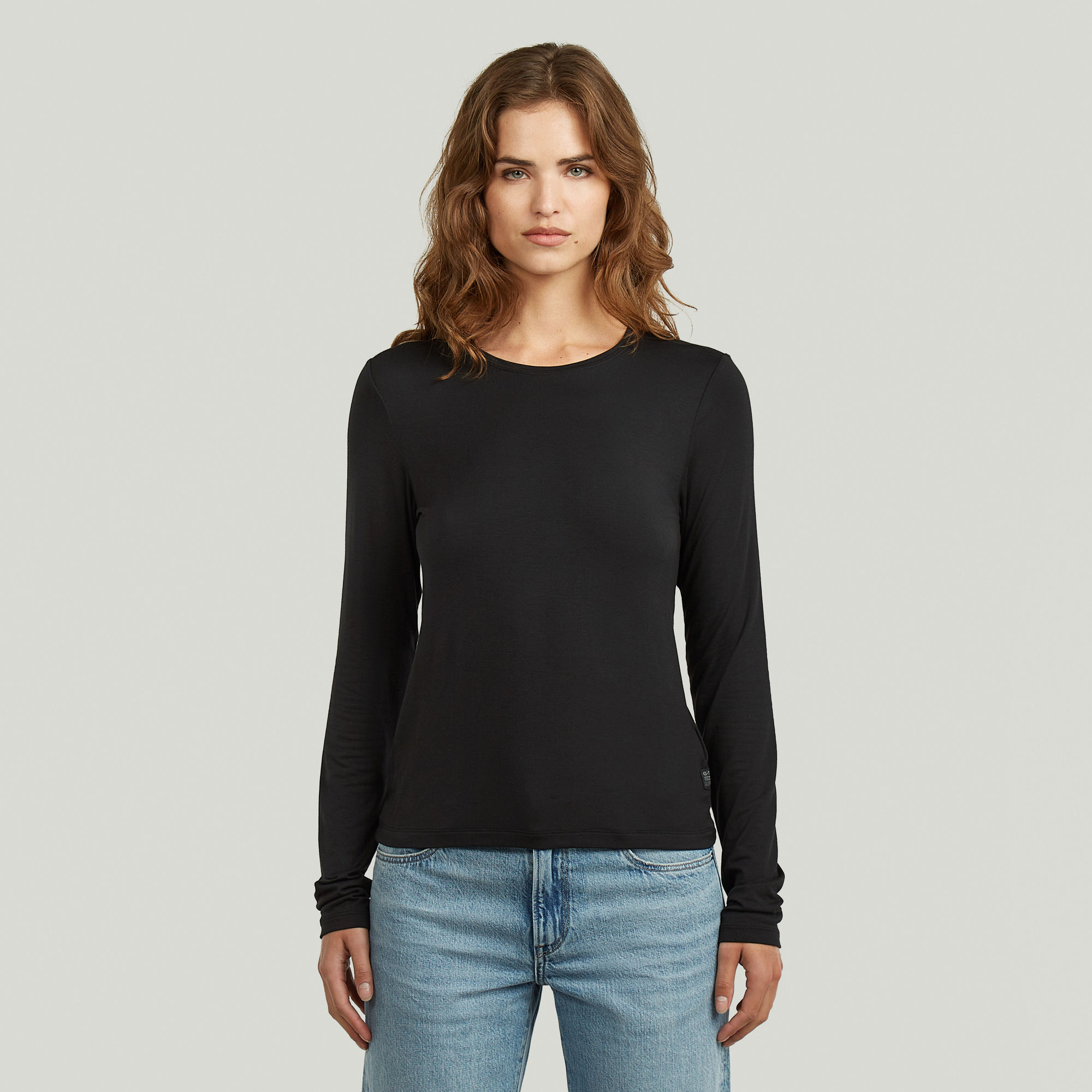Regular T-Shirt - Schwarz - Damen