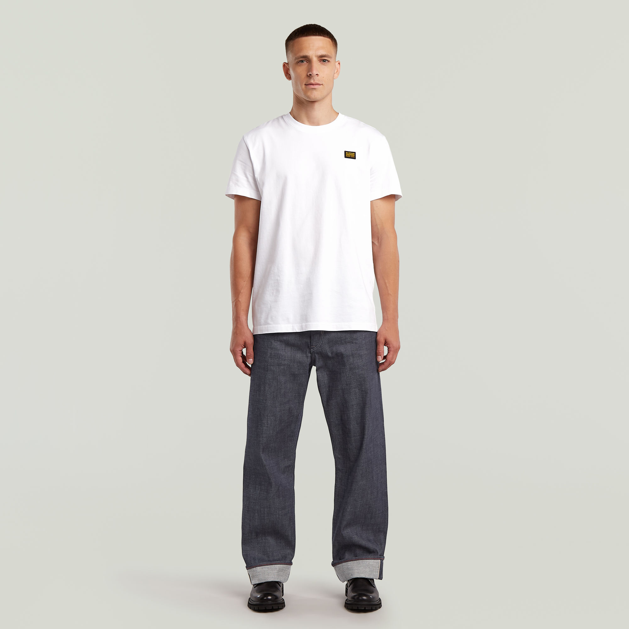 G-Star RAW Deeggie Selvedge Jeans Donkerblauw Heren