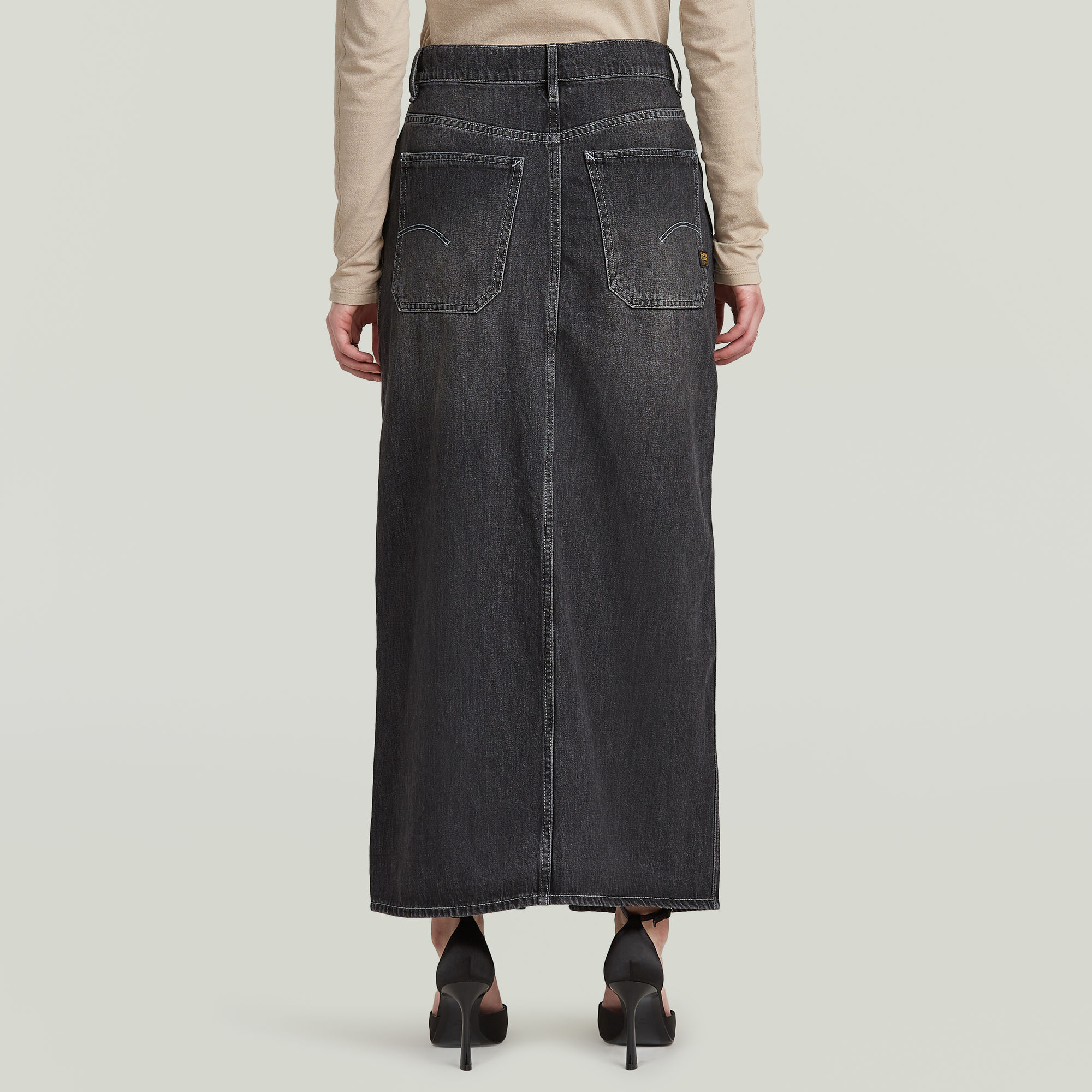 G-Star RAW Revynn Long Rok Grijs Dames