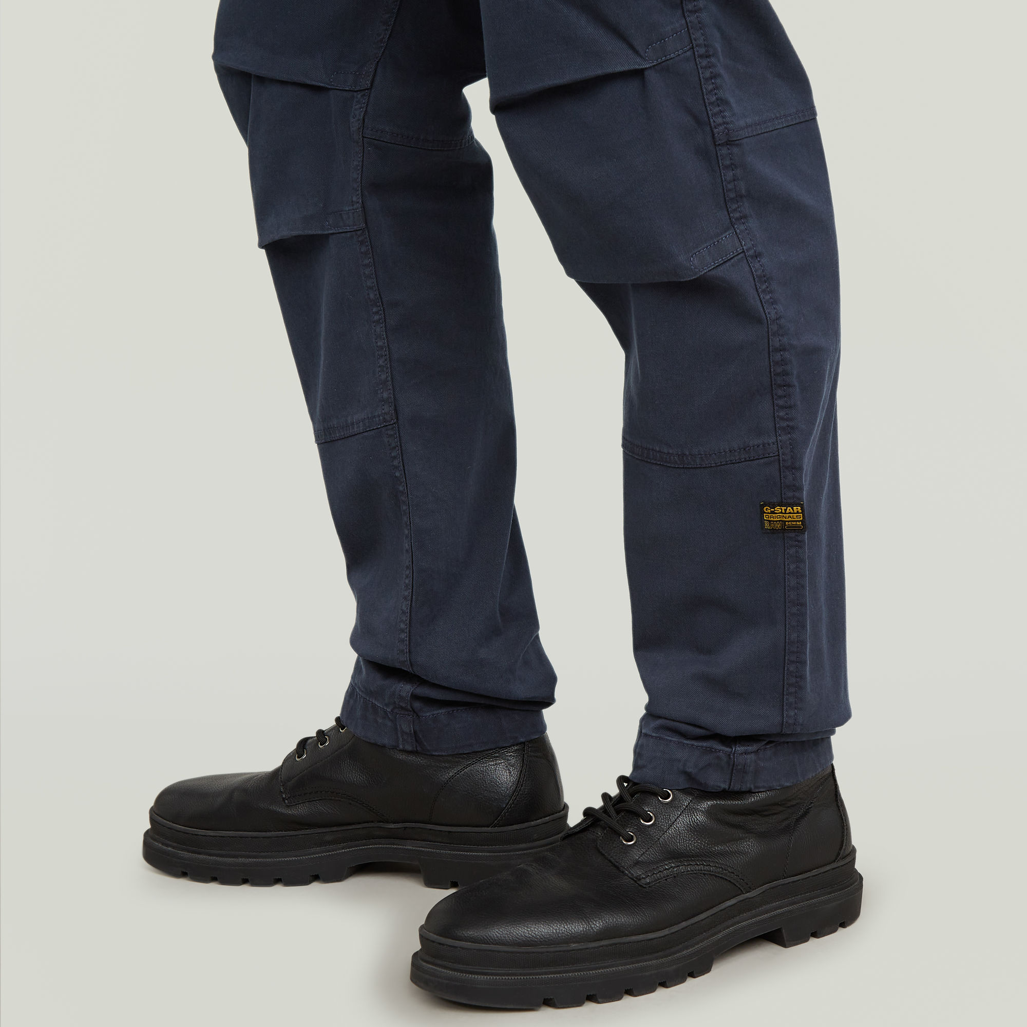 G-Star RAW Roxic Zip Straight Tapered Broek Donkerblauw Heren