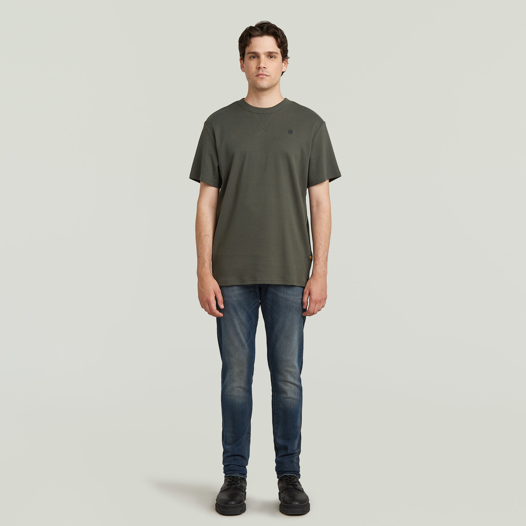 G-Star RAW 3301 Slim Jeans Donkerblauw Heren