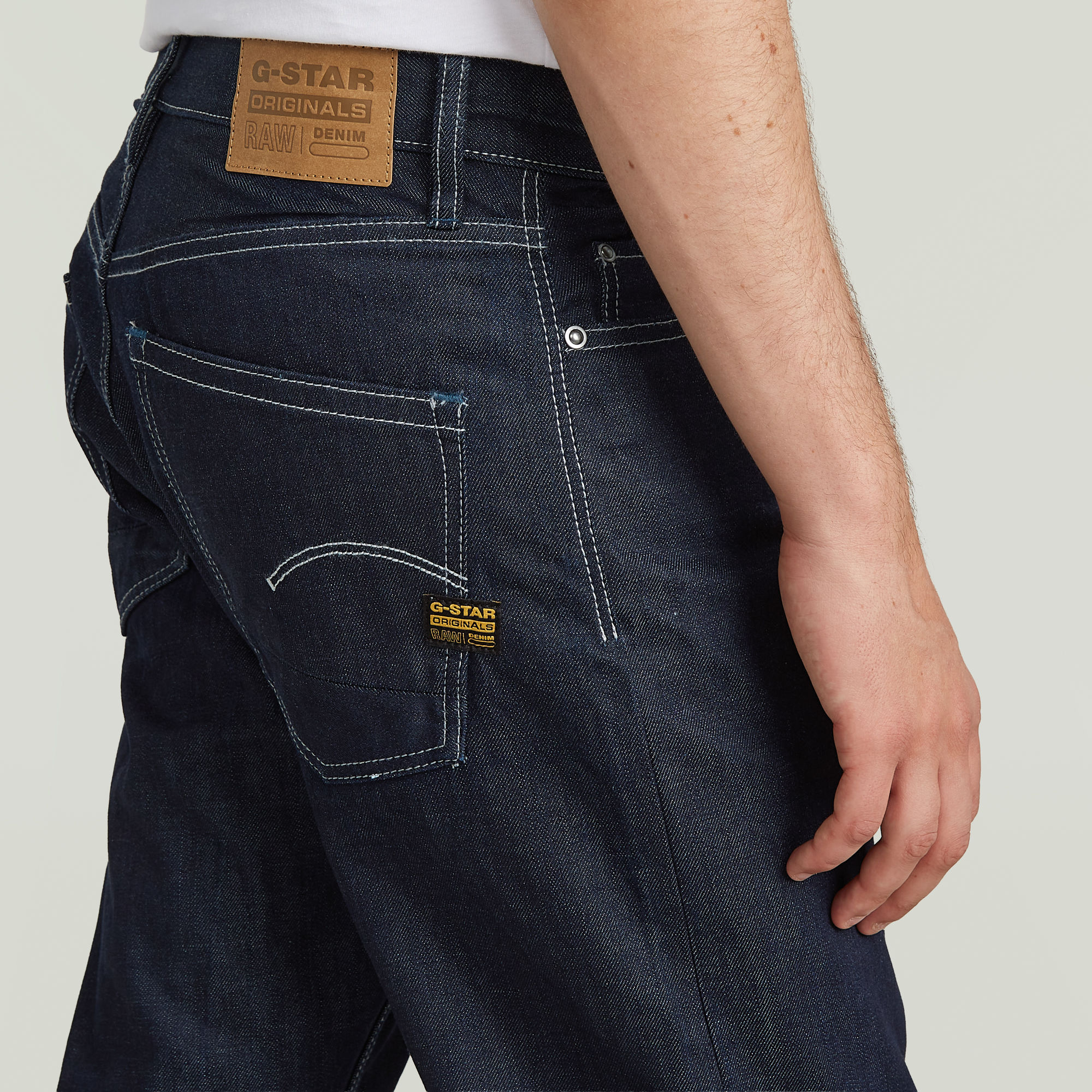G-Star RAW Dakota Regular Straight Jeans Donkerblauw Heren