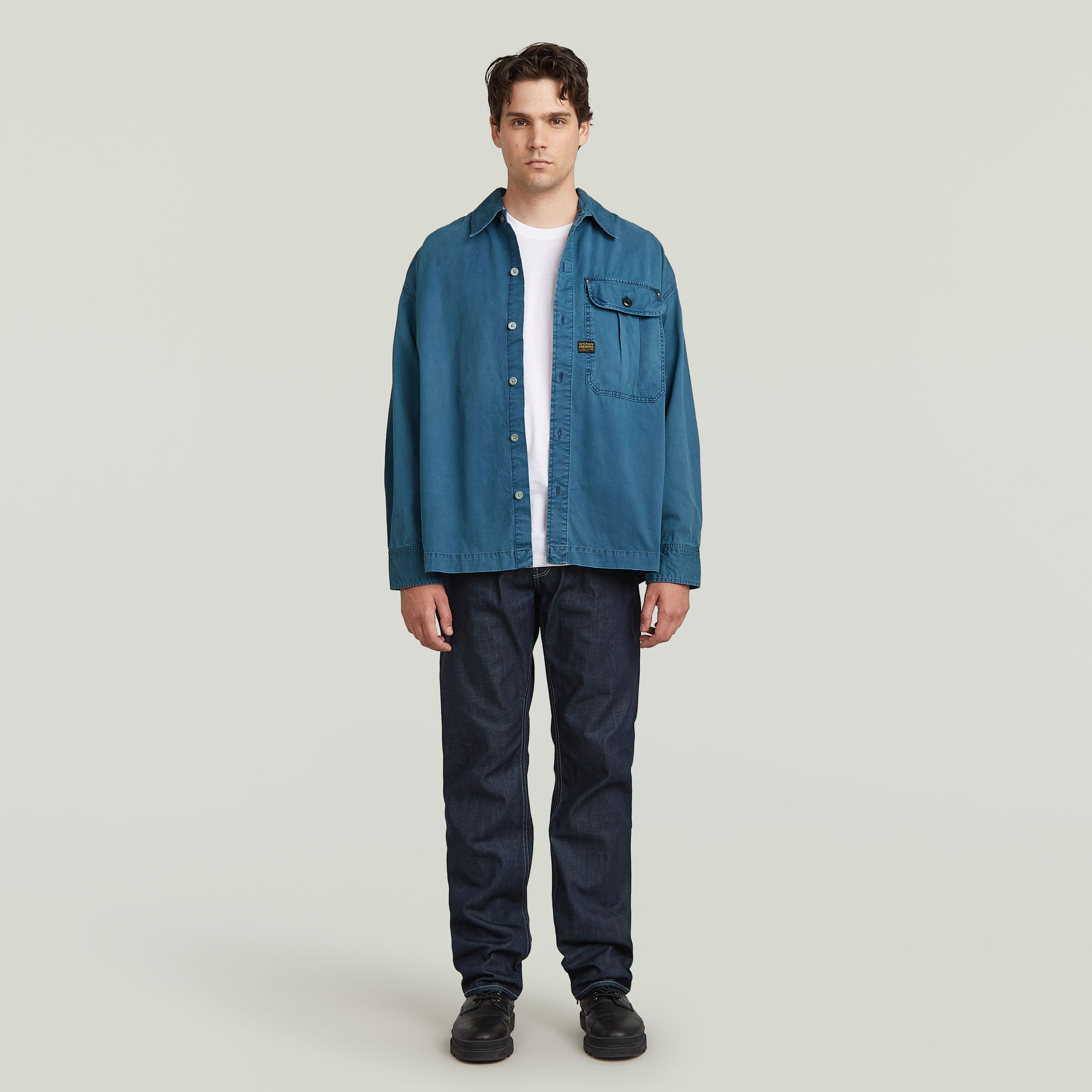 G-Star RAW Dakota Regular Straight Jeans Donkerblauw Heren
