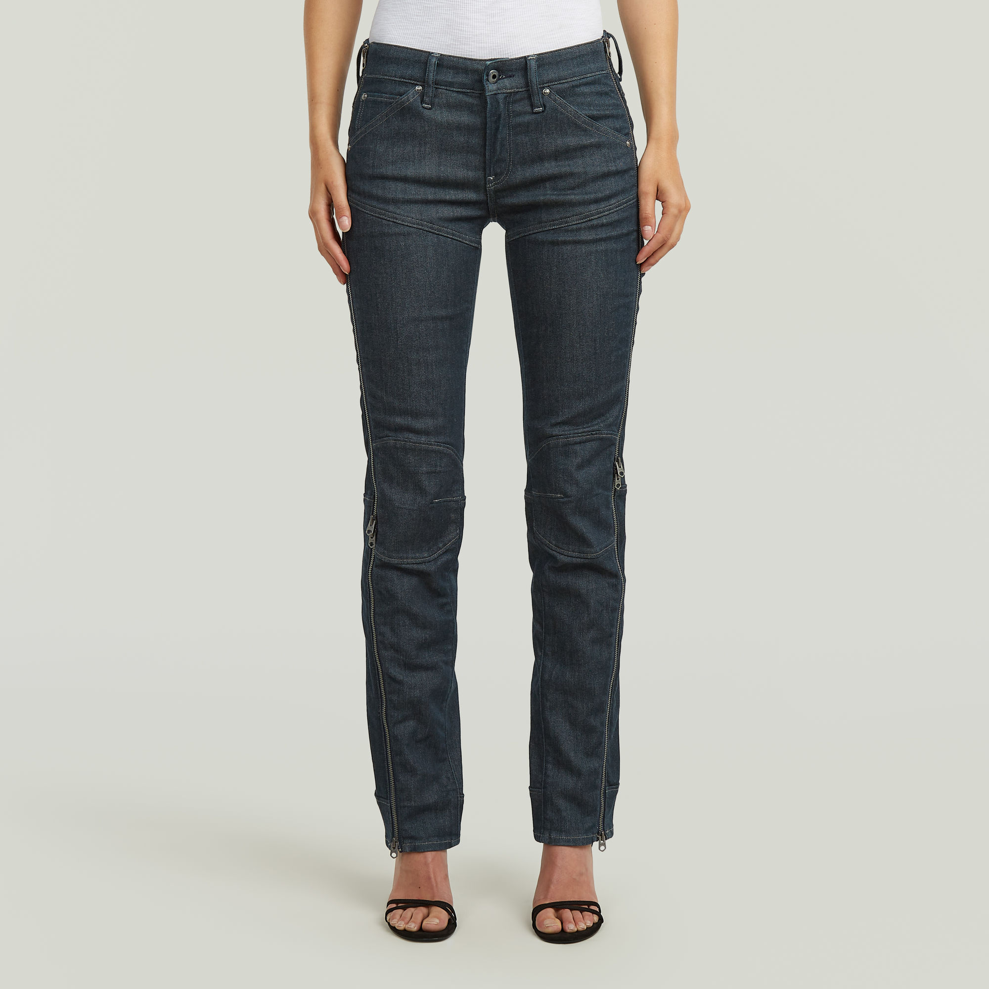 

Dartt Zip Slim Jeans - Dark blue - Women
