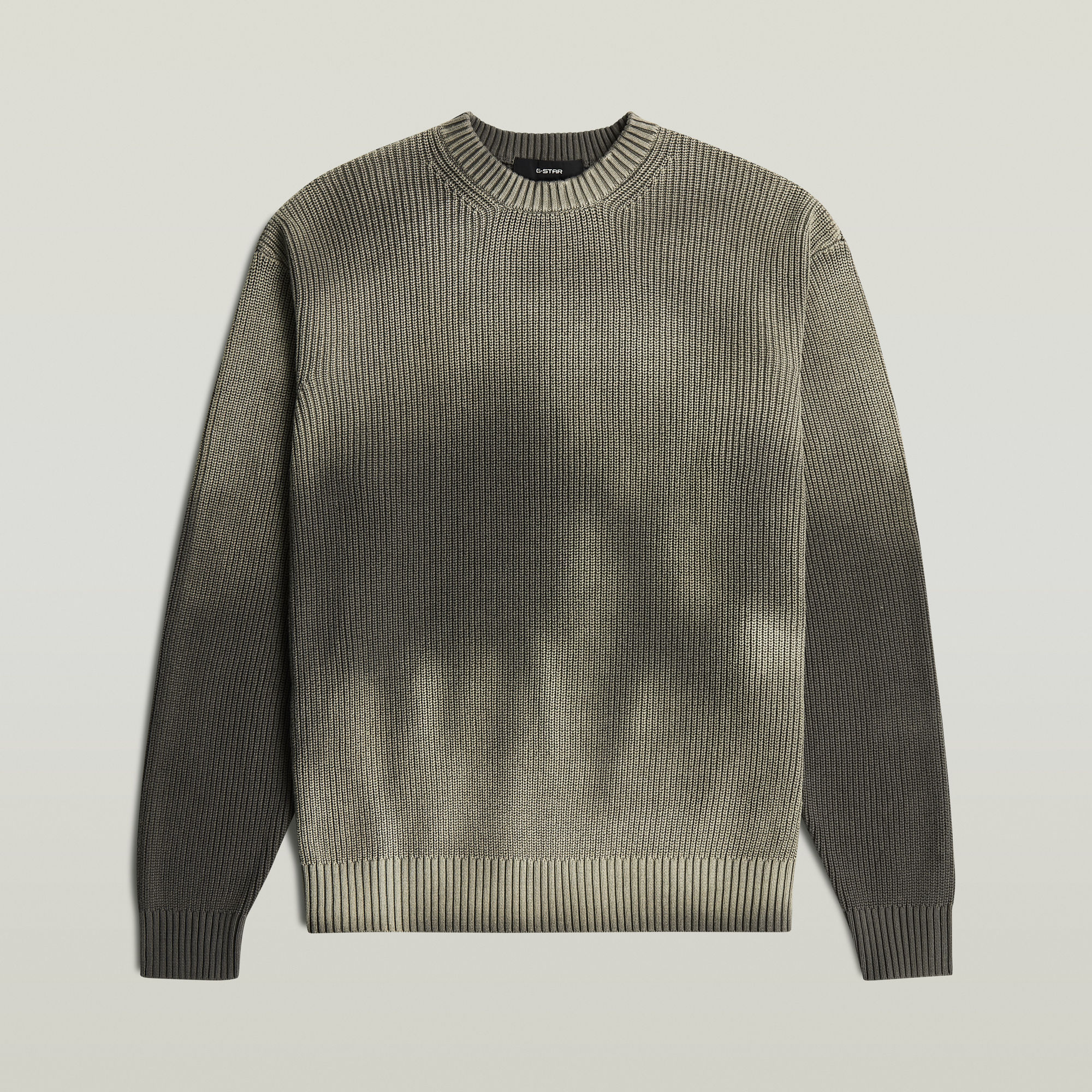 Thumbnail - Sunfaded Loose Knit Pullover - Braun - Herren