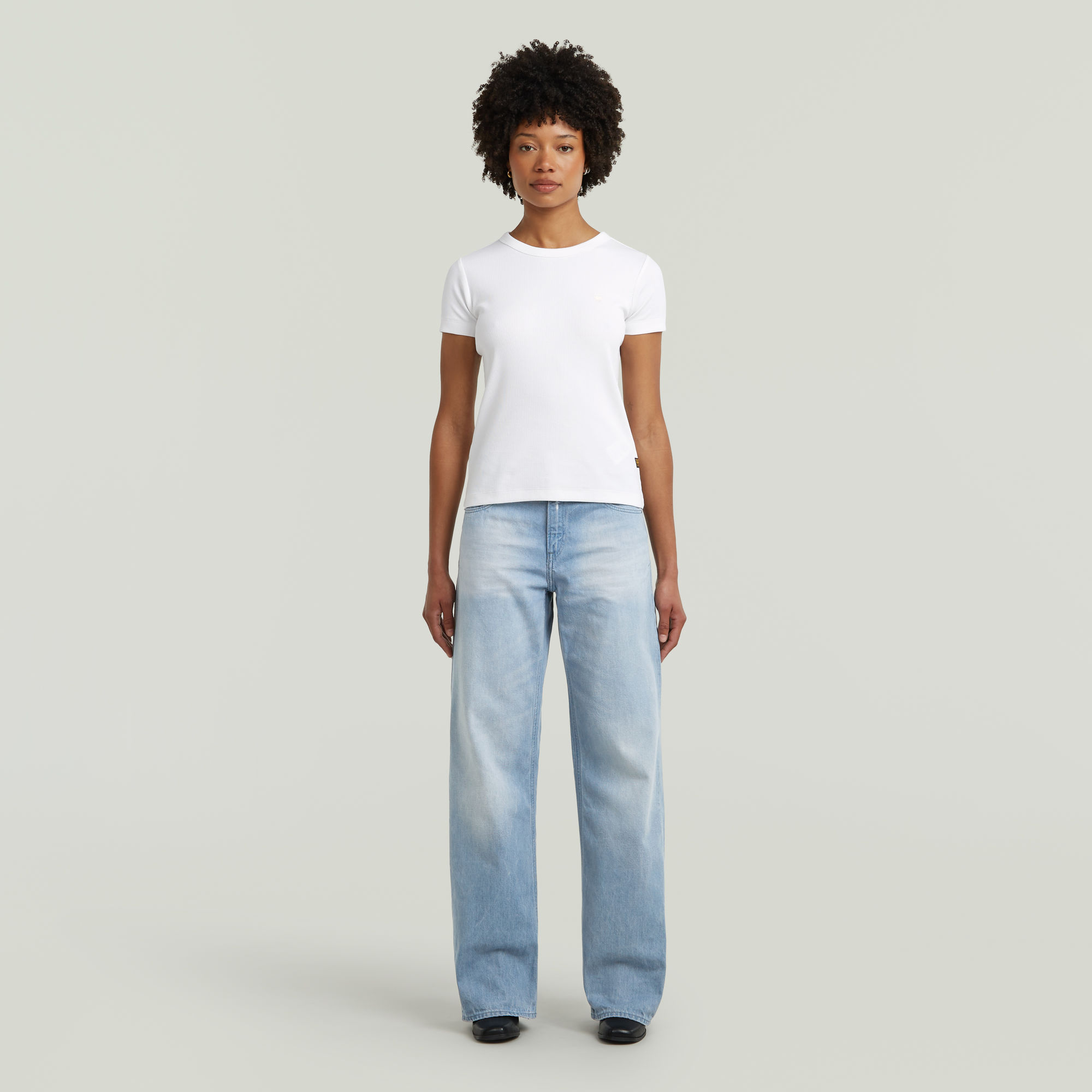 G-Star RAW Judee Low Waist Loose Jeans Lichtblauw Dames