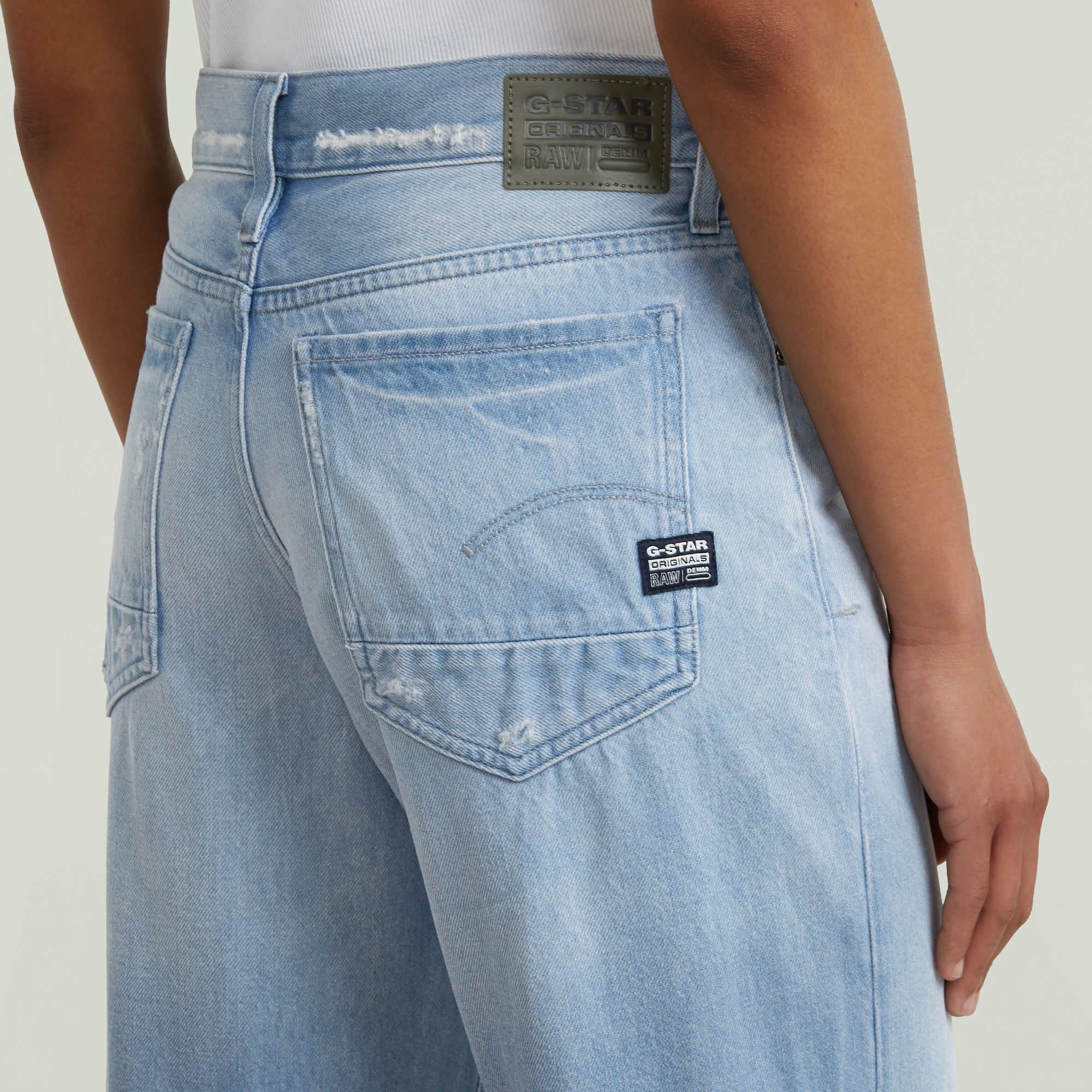 G-Star RAW Judee Low Waist Loose Jeans Lichtblauw Dames