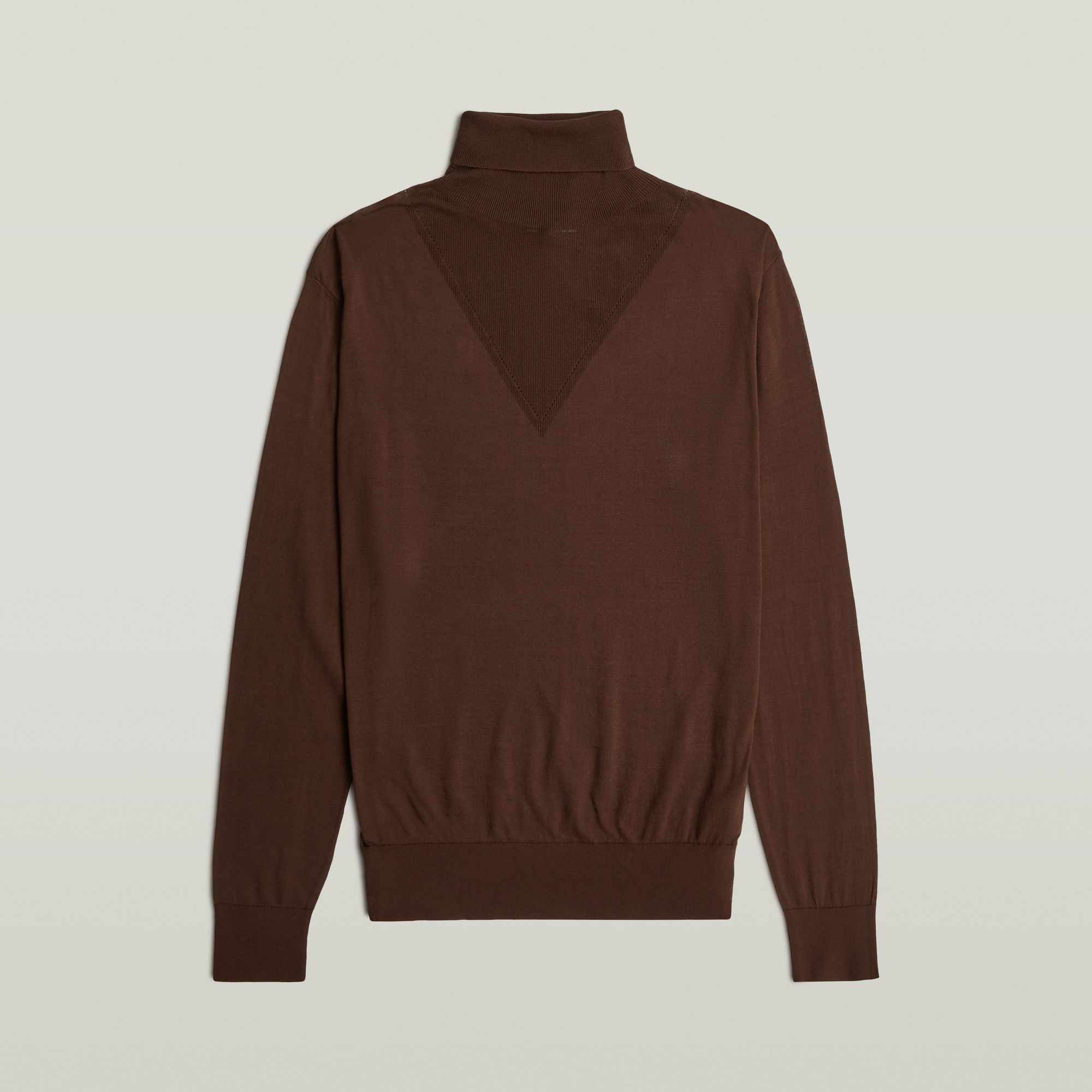 Thumbnail - Core Roll Neck Strickpullover - Braun - Damen