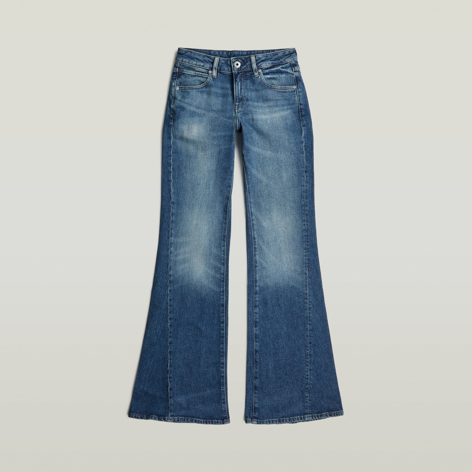 G-Star RAW Stevey 3D Flare Jeans Midden blauw Dames