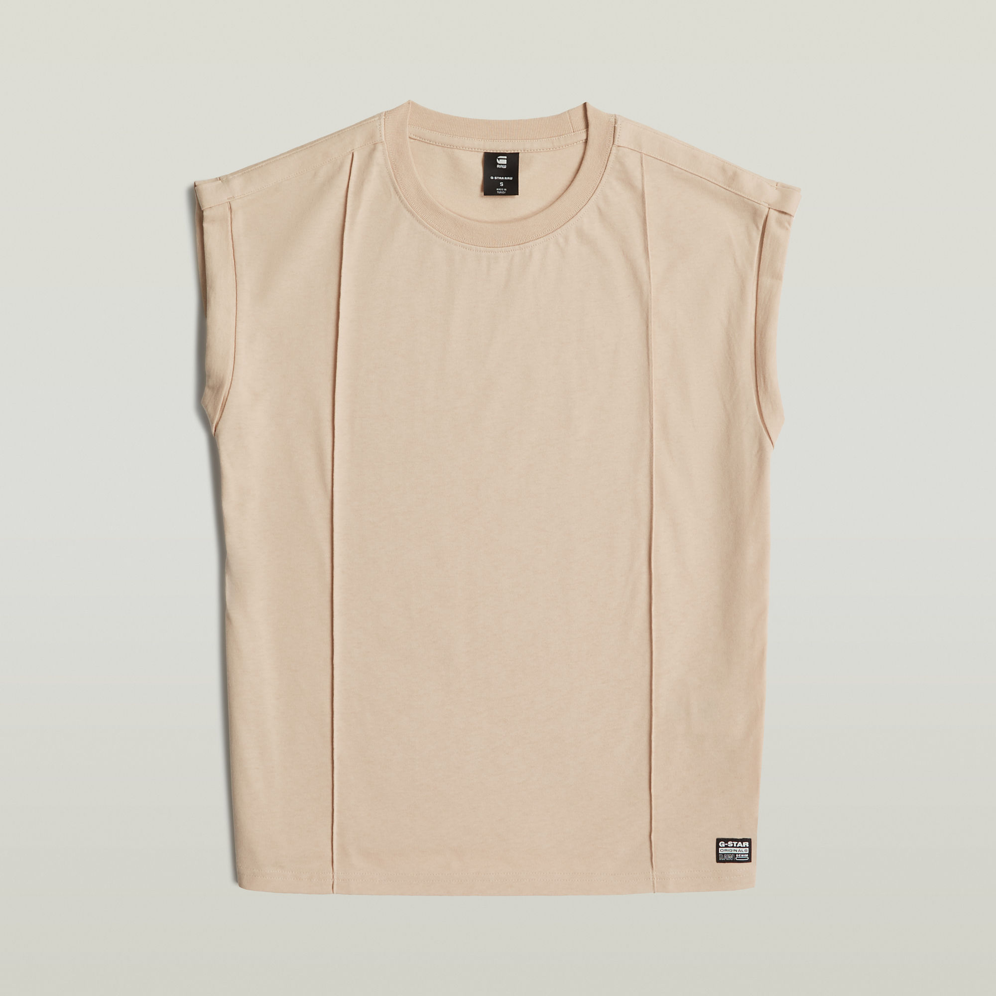 

Constructed Loose T-Shirt - Pink - Women