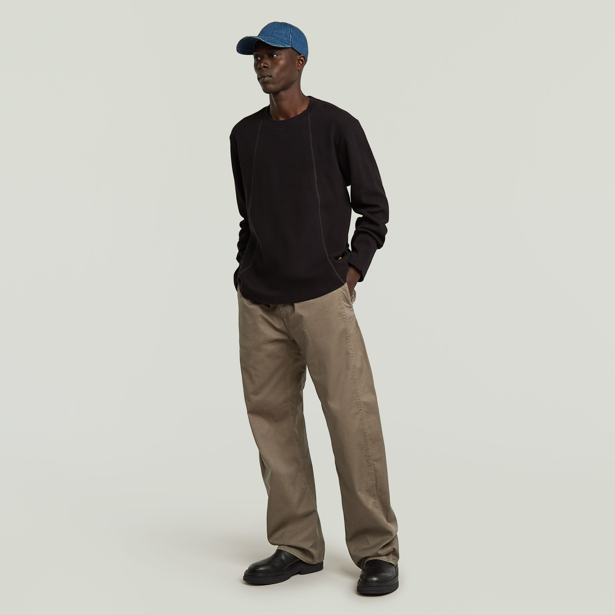 G-Star RAW Tweeter A-Line T-shirt Zwart Heren