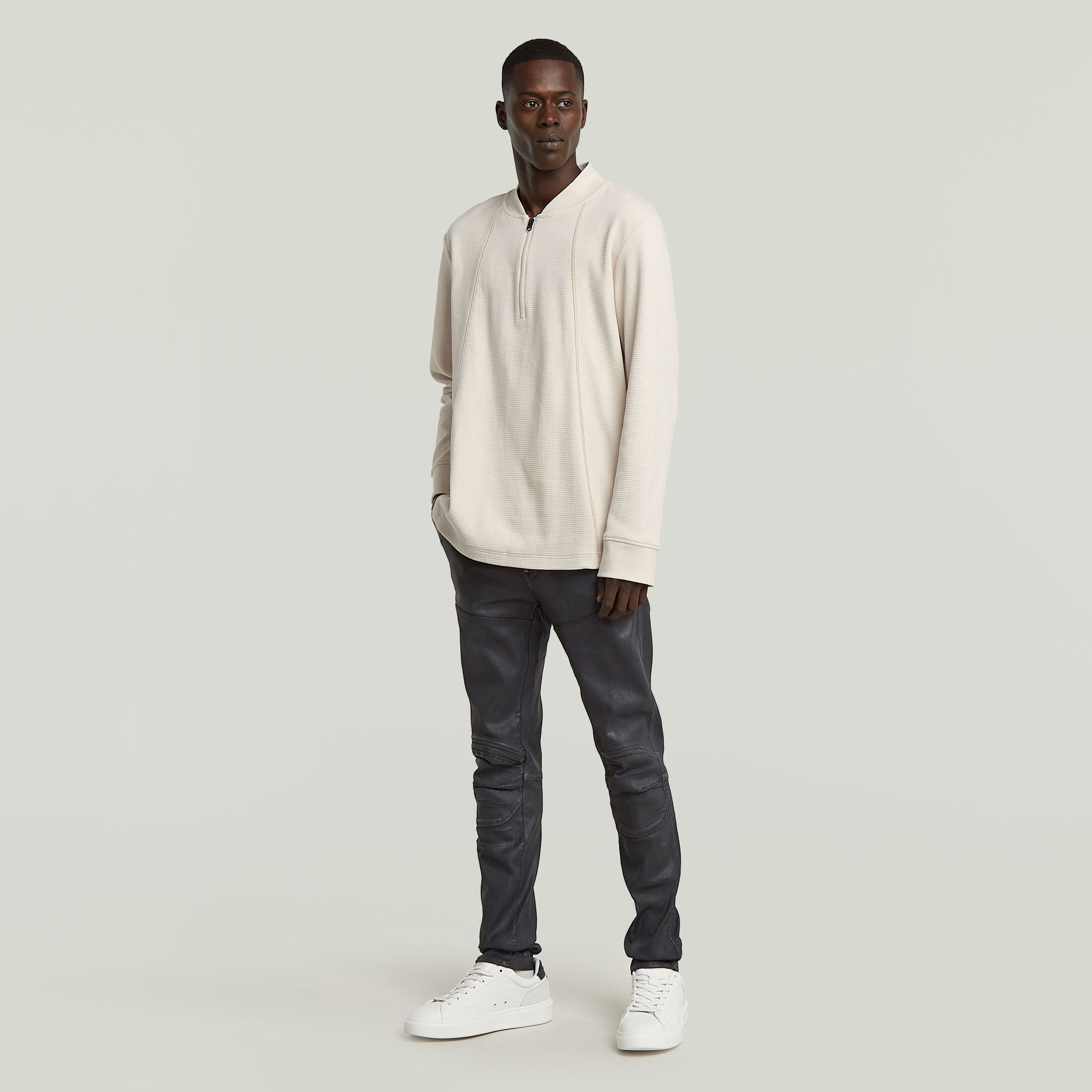 G-Star RAW Tweeter Longsleeve T-shirt Wit Heren