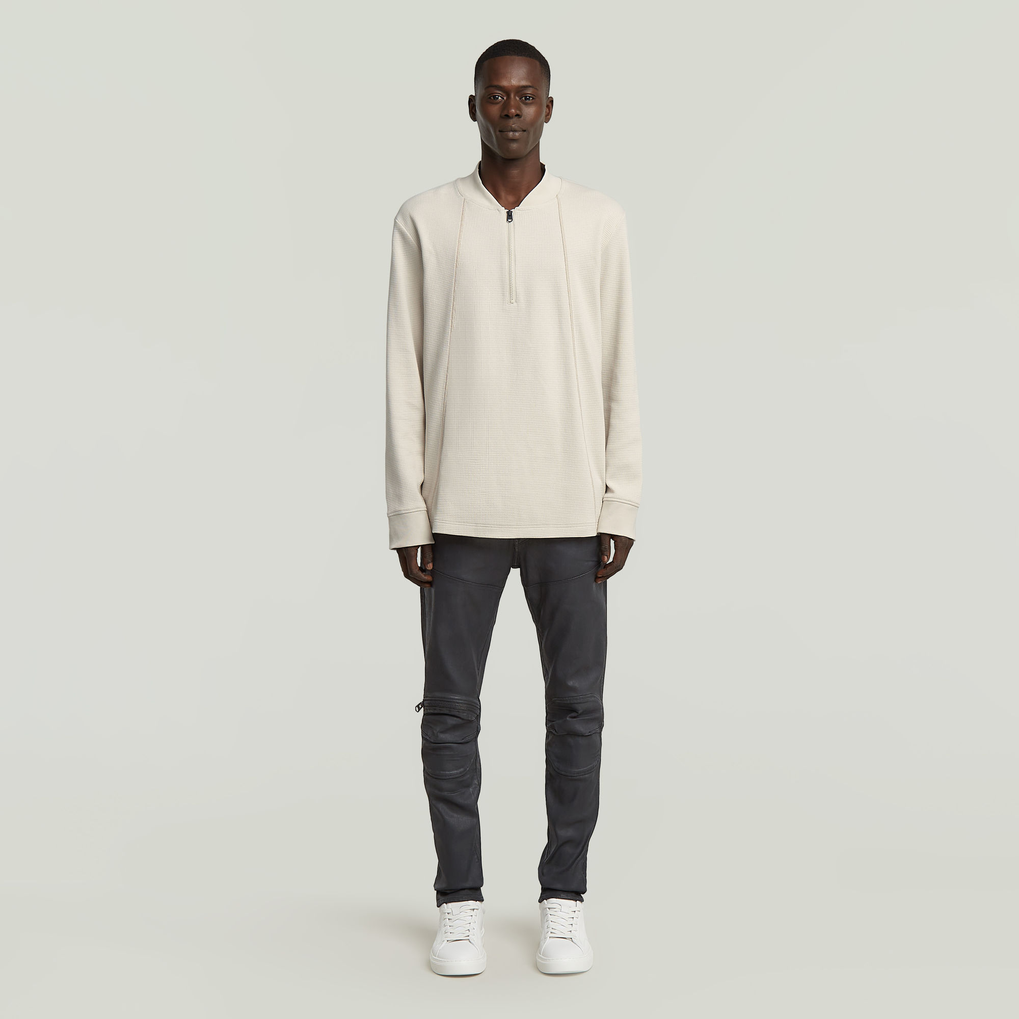 G-Star RAW Tweeter Longsleeve T-shirt Wit Heren