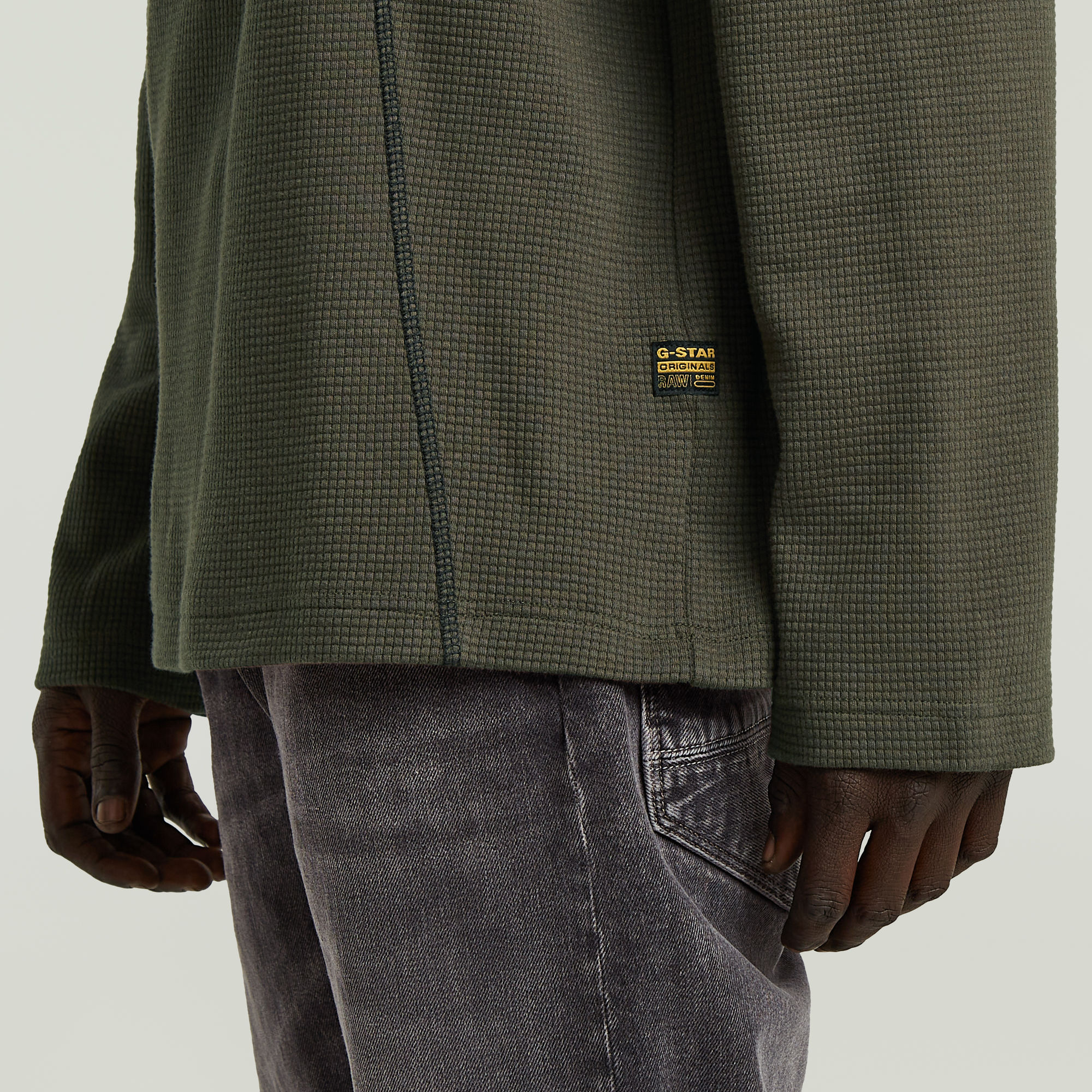 G-Star RAW Tweeter A-Line T-shirt Grijs Heren