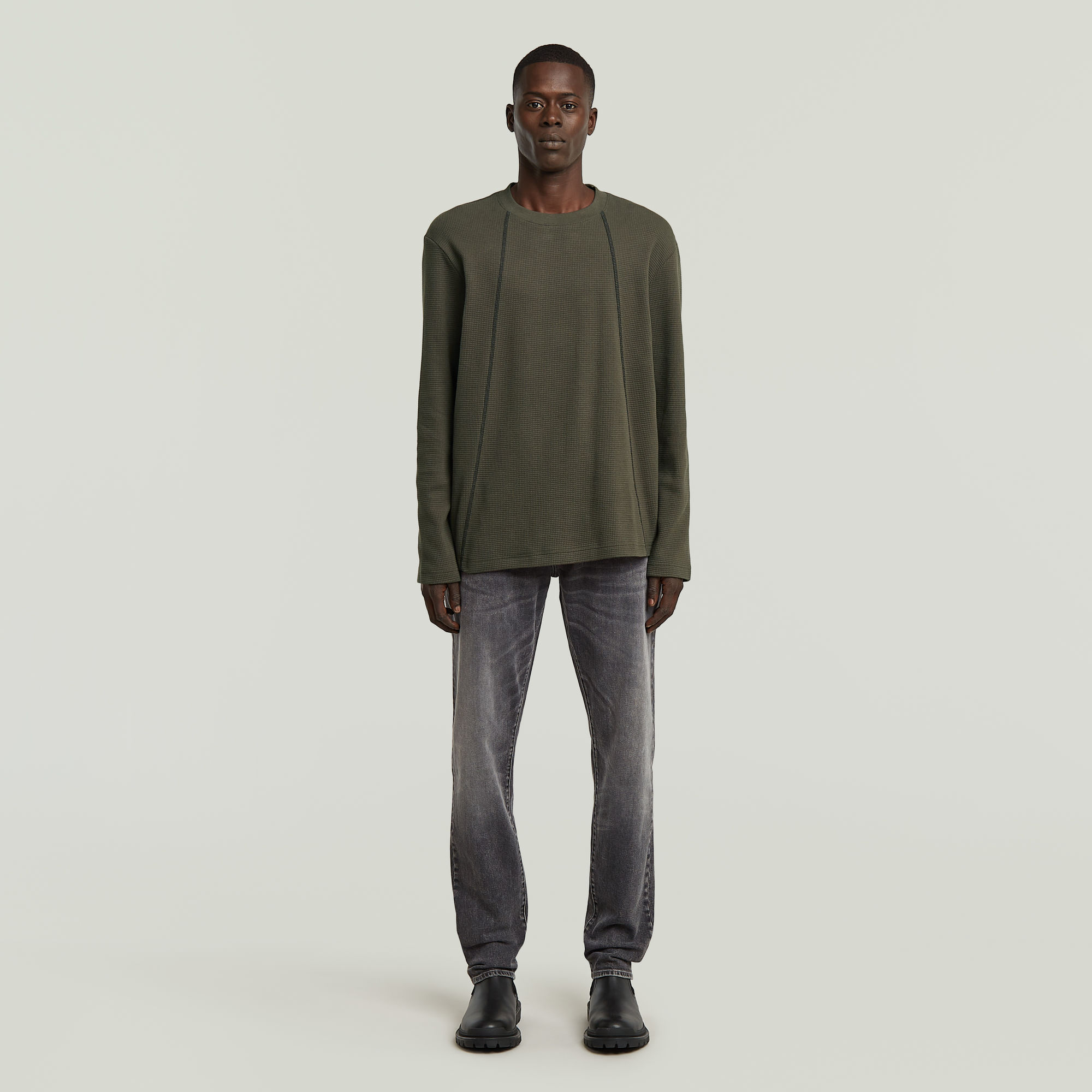 G-Star RAW Tweeter A-Line T-shirt Grijs Heren
