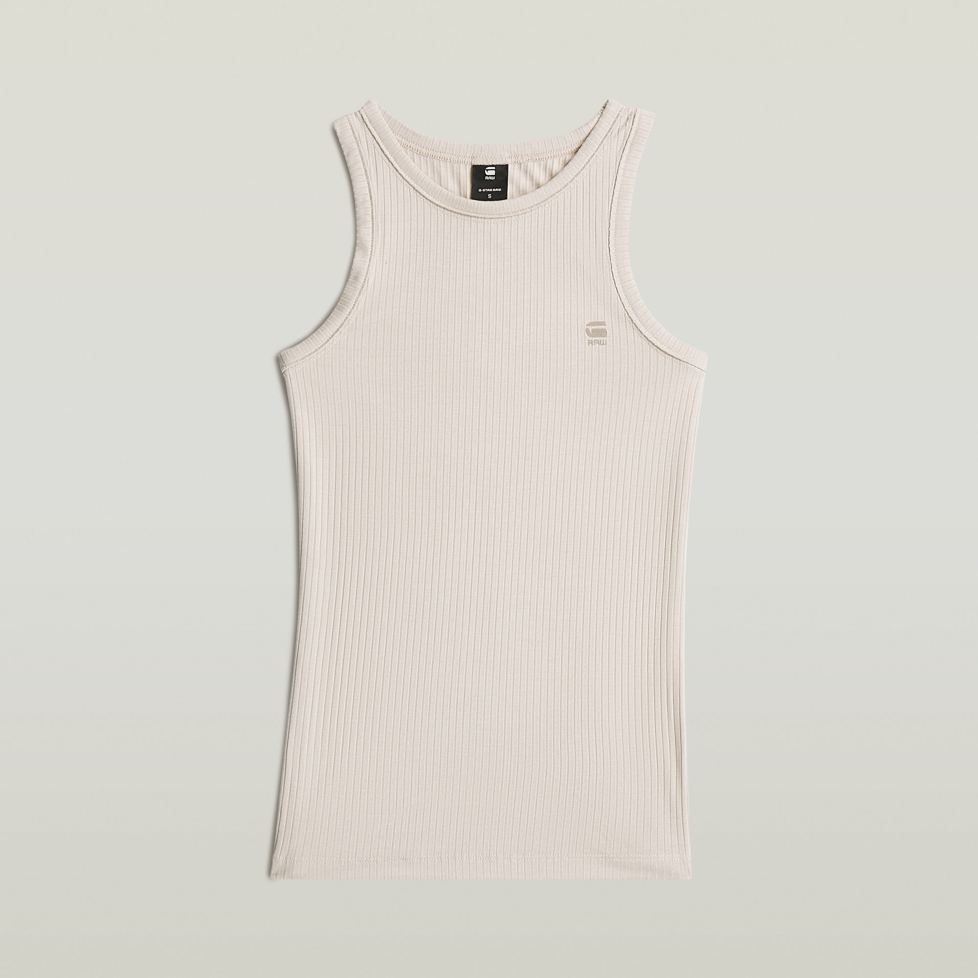 Thumbnail - Base T-Shirt Tanktop - Beige - Damen