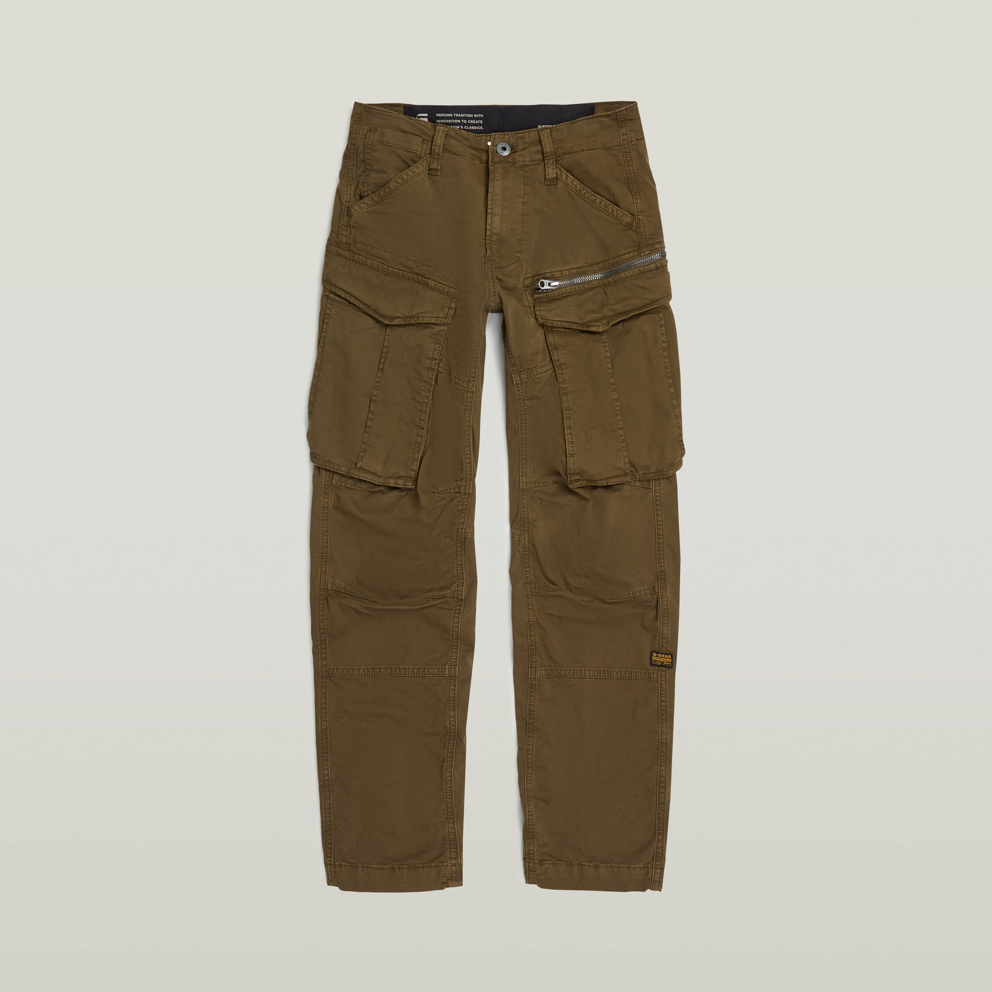 Thumbnail - Boys Rovic Zip 3D Regular Tapered Hose - Grün - jungen