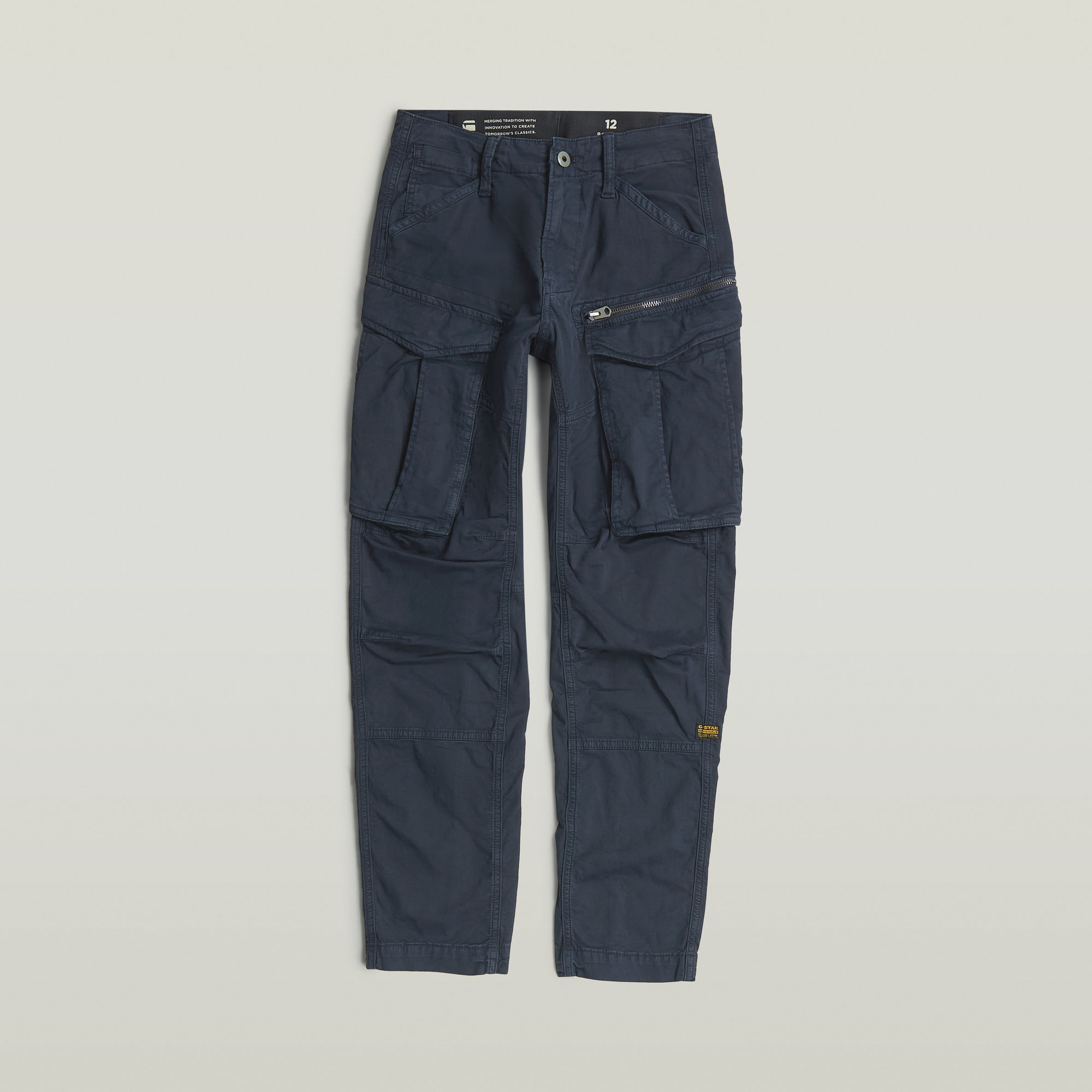 Thumbnail - Boys Rovic Zip 3D Regular Tapered Hose - Dunkelblau - jungen