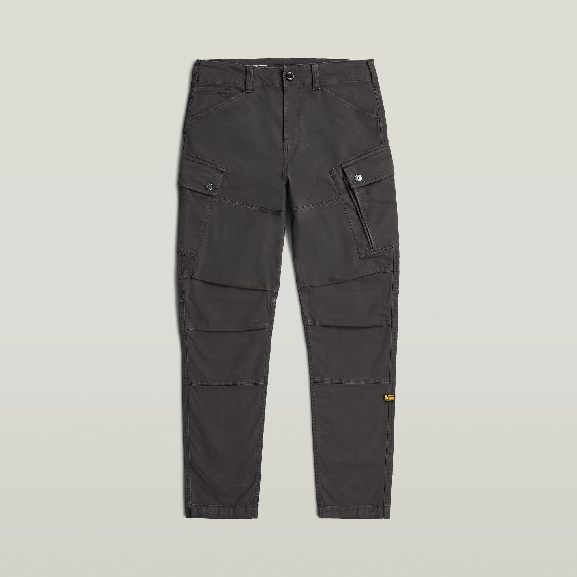 G-Star RAW Roxic Zip Straight Tapered Broek Grijs Heren