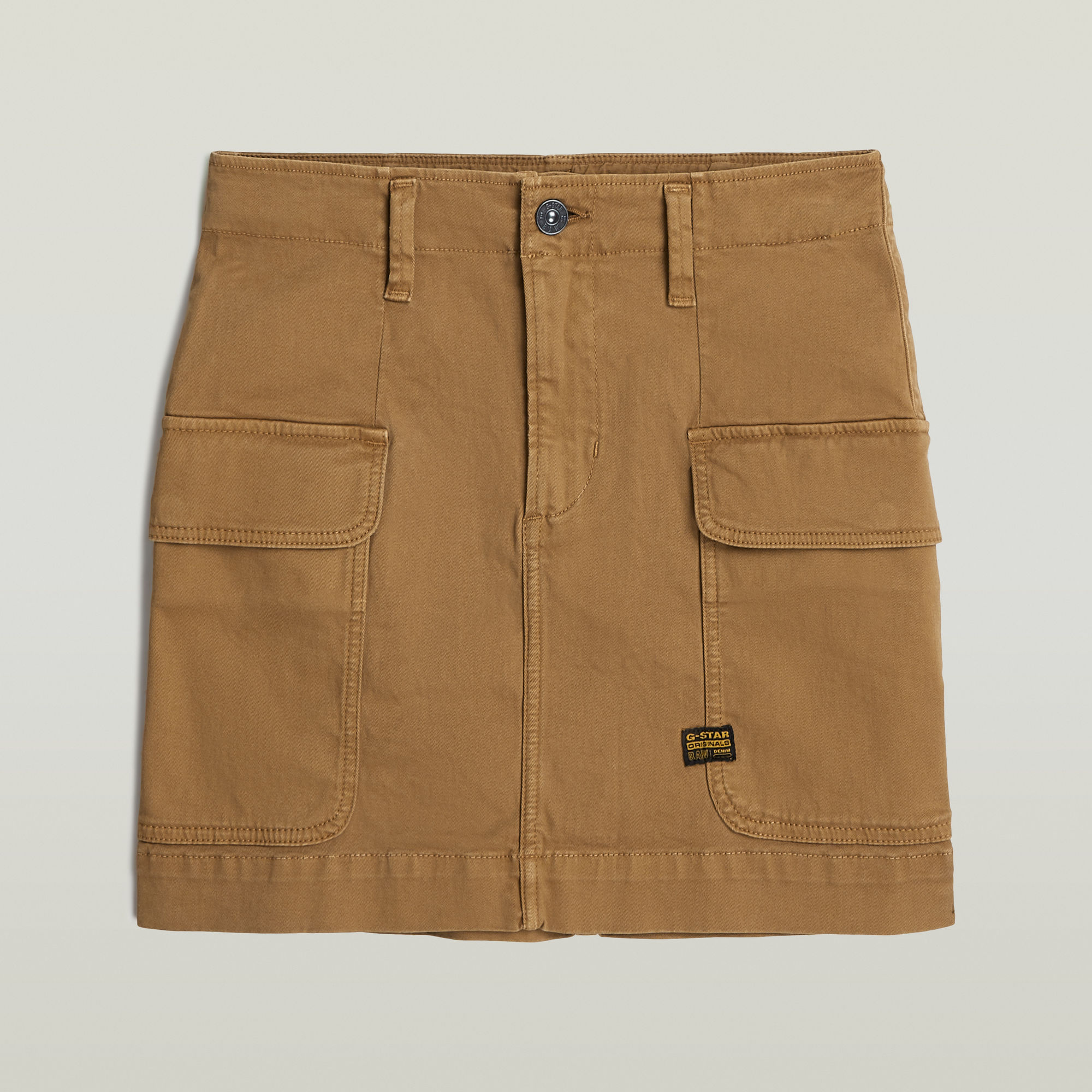 Thumbnail - Girls Cargo Minirock - Braun - mädchen