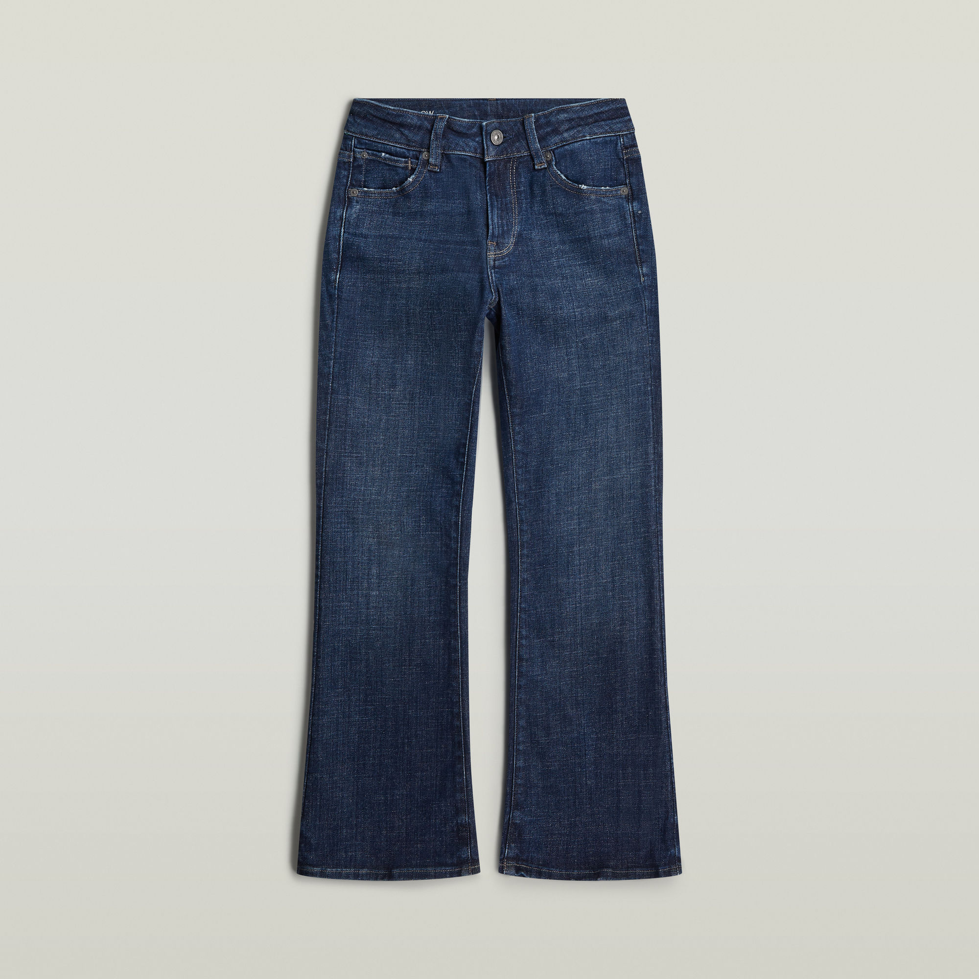 Thumbnail - Girls G-Bootcut Jeans - Mittelblau - mädchen