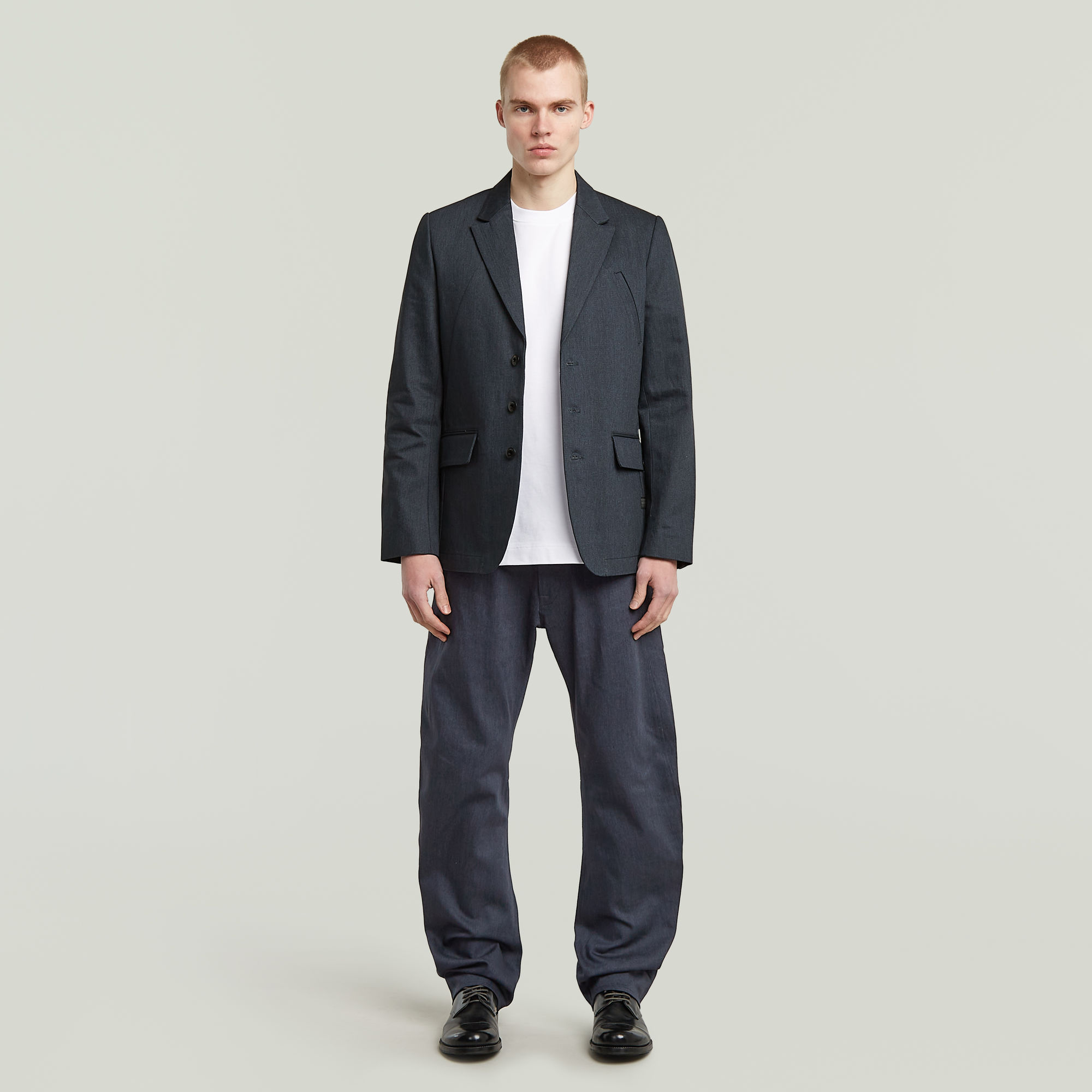 Thumbnail - Contor Regular Chino 2.0 Jeans - Dunkelblau - Herren