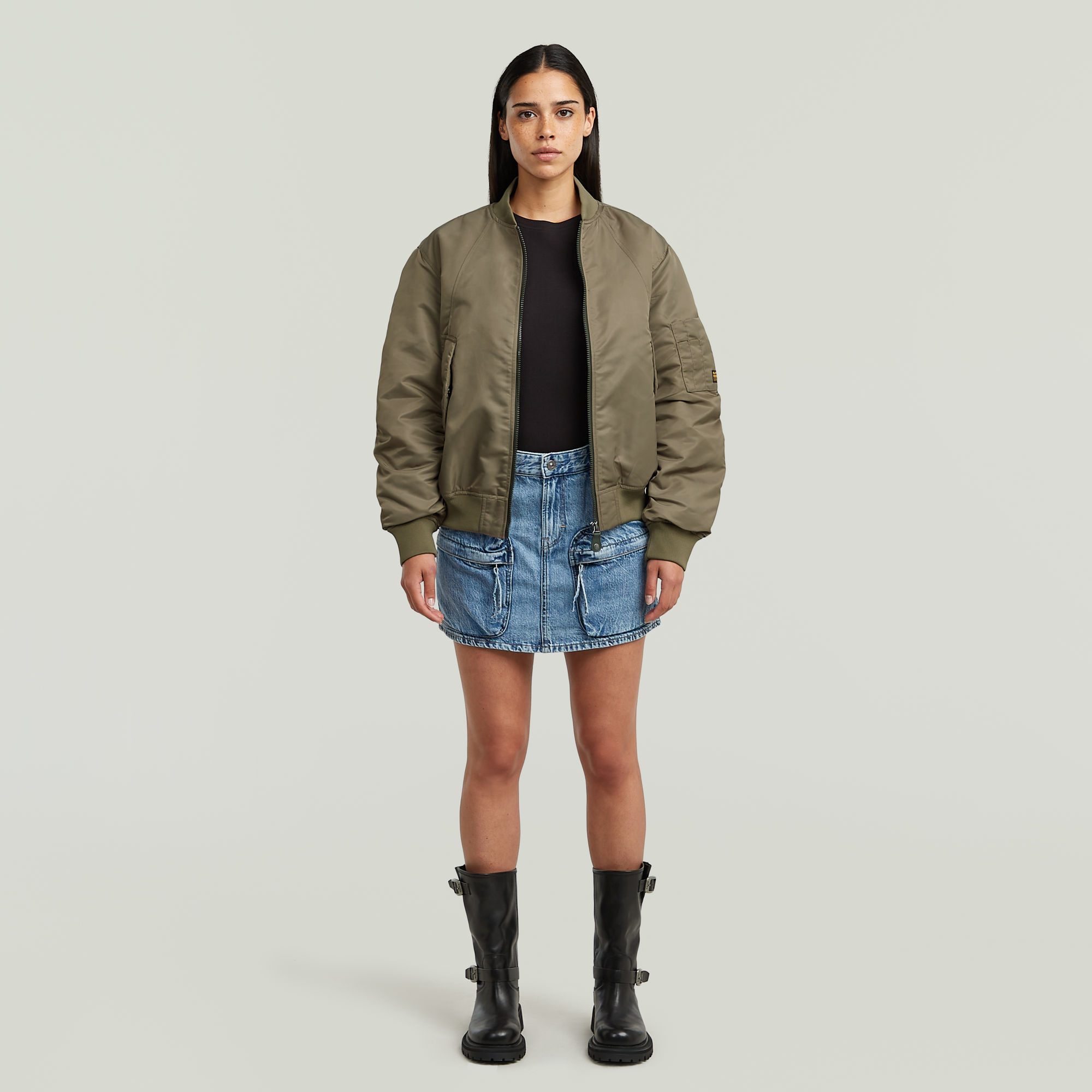 Thumbnail - Mini Cargo Rock - Mittelblau - Damen