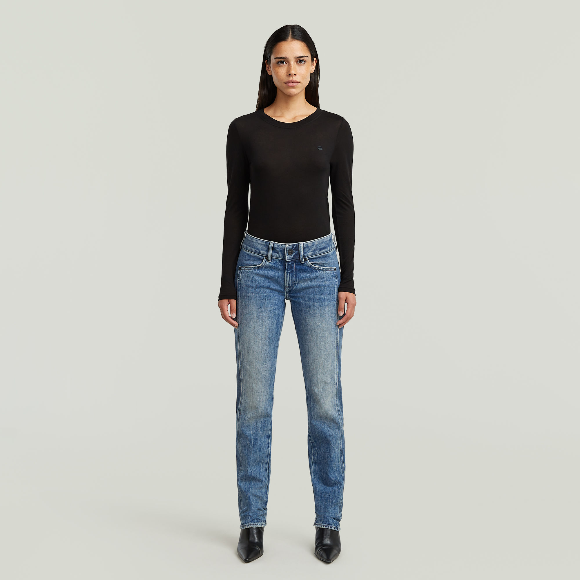 Thumbnail - Midge Slim Straight PM Jeans - Andere - Damen