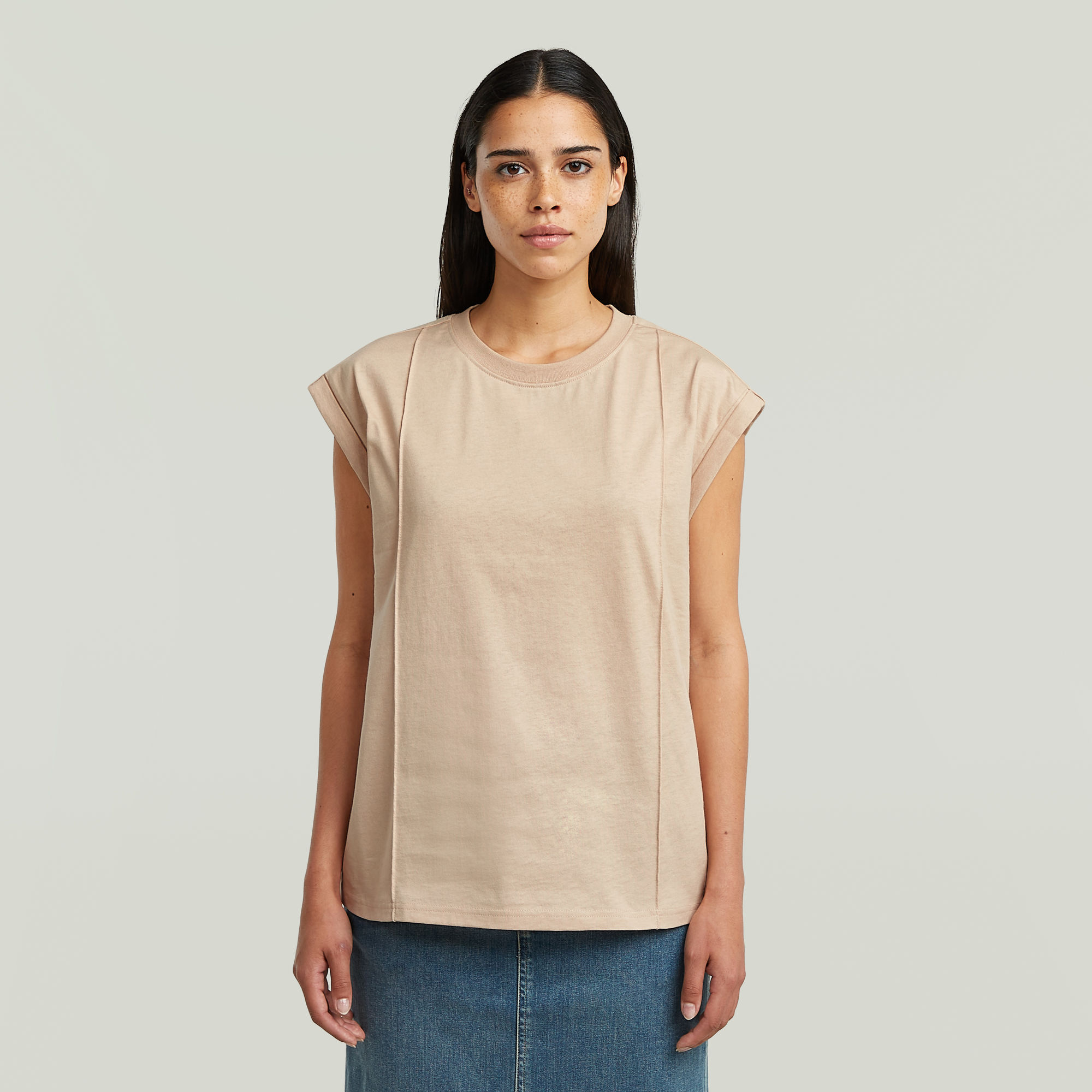 G-Star RAW Constructed Loose T-Shirt Roze Dames