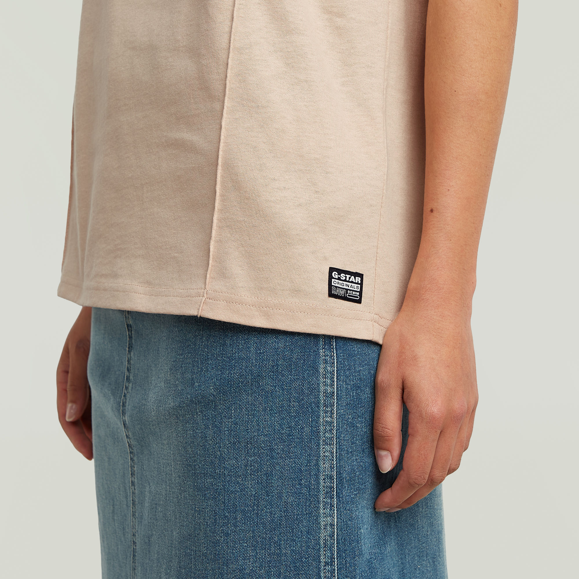 G-Star RAW Constructed Loose T-Shirt Roze Dames