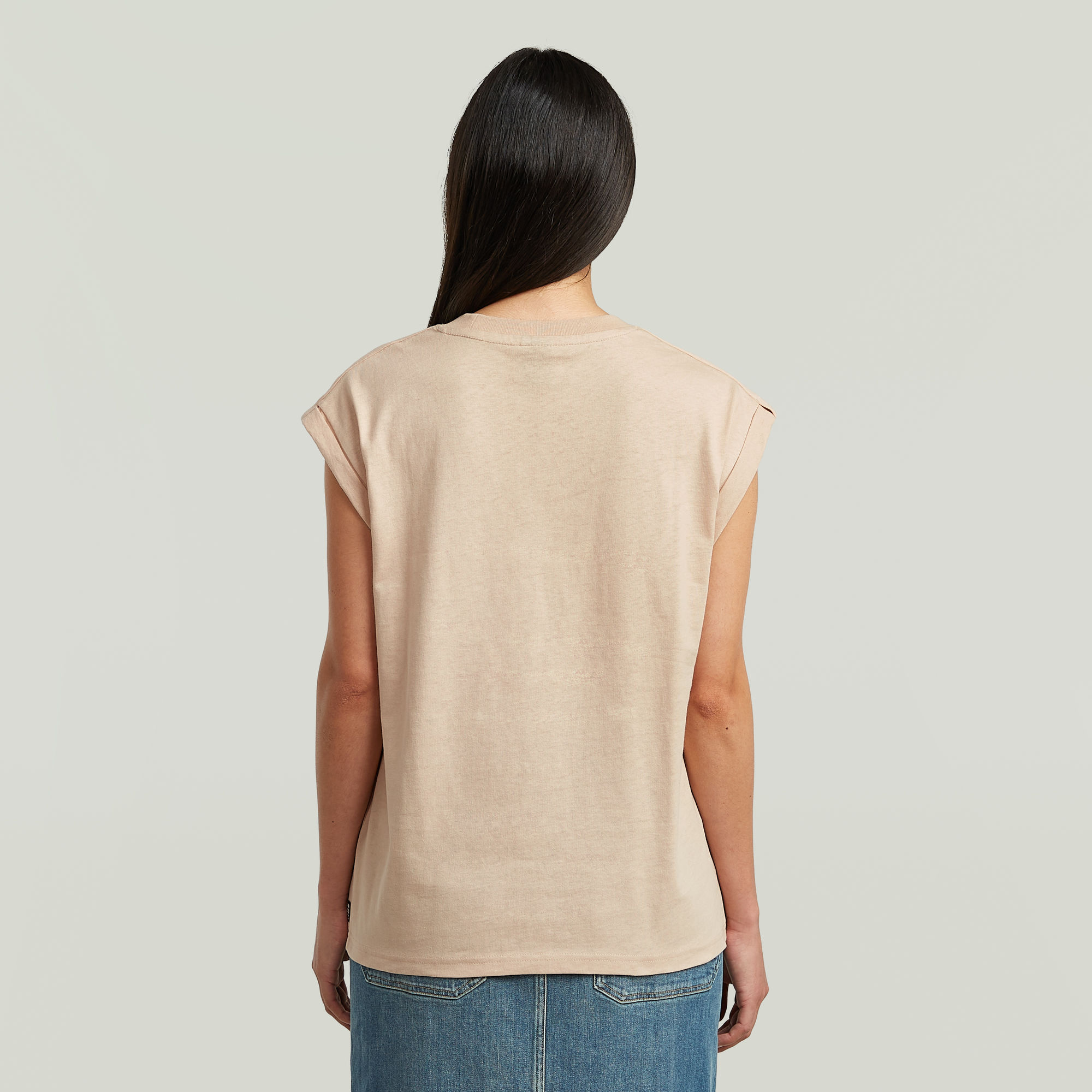 G-Star RAW Constructed Loose T-Shirt Roze Dames