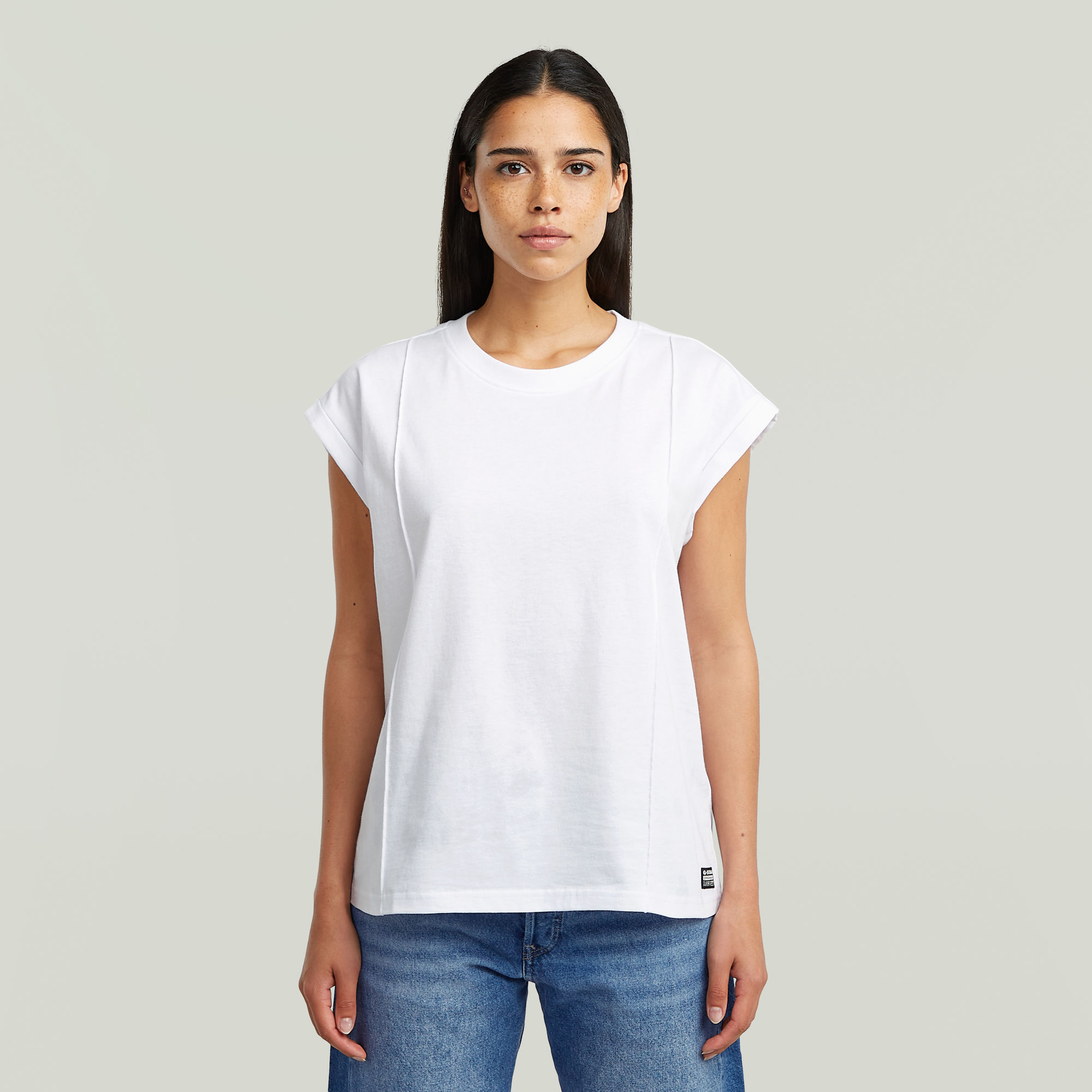 G-Star RAW Constructed Loose T-shirt Wit Dames