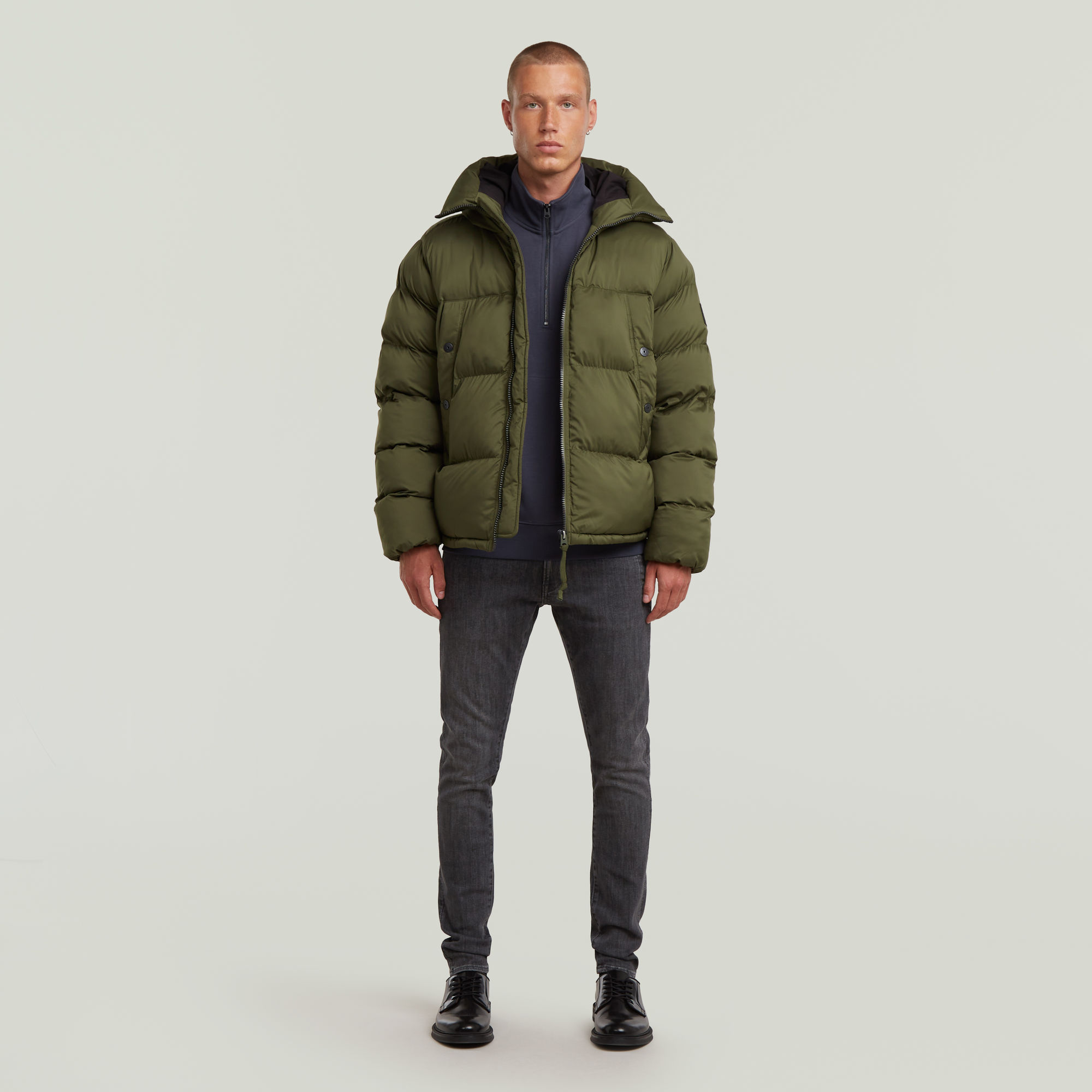 Thumbnail - Expedition Puffer Jacke - Grün - Herren