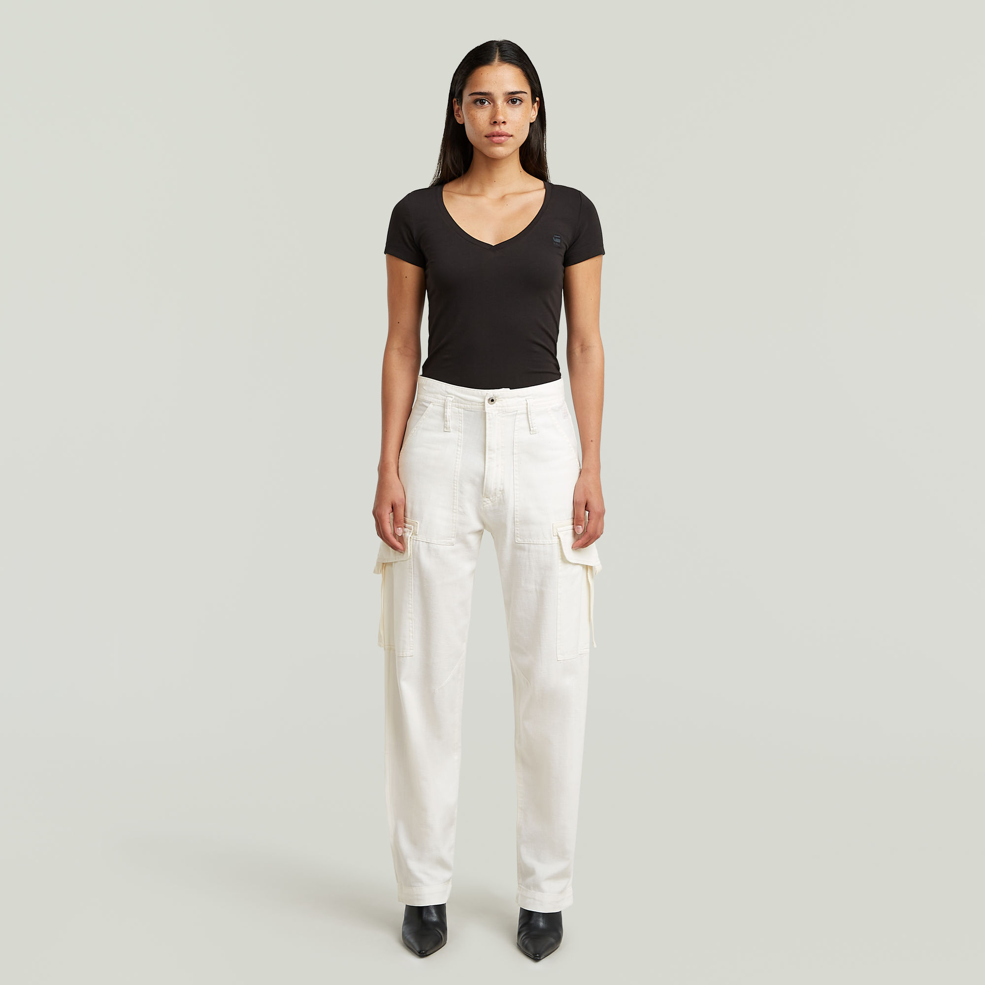 Thumbnail - Soft Outdoors Hose - Weiß - Damen