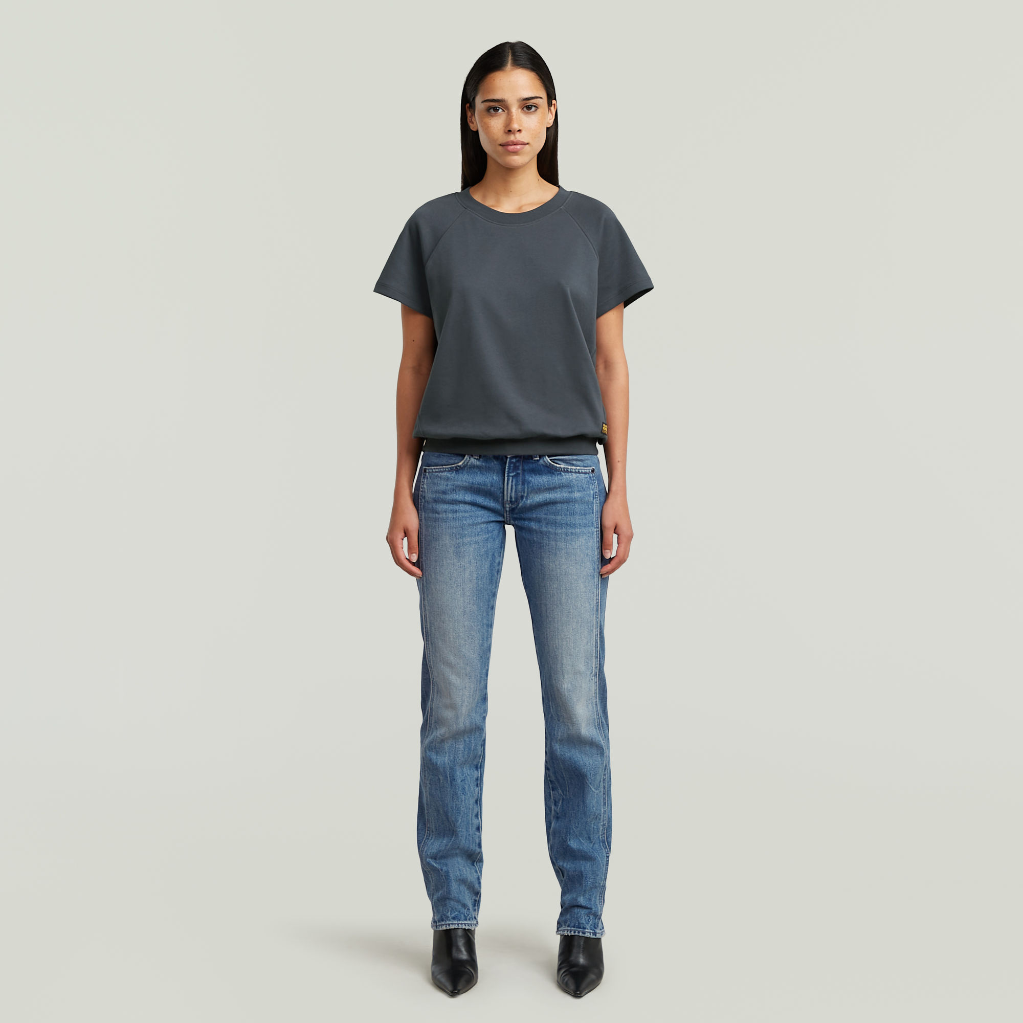 G-Star RAW Raglan T-shirt Donkerblauw Dames