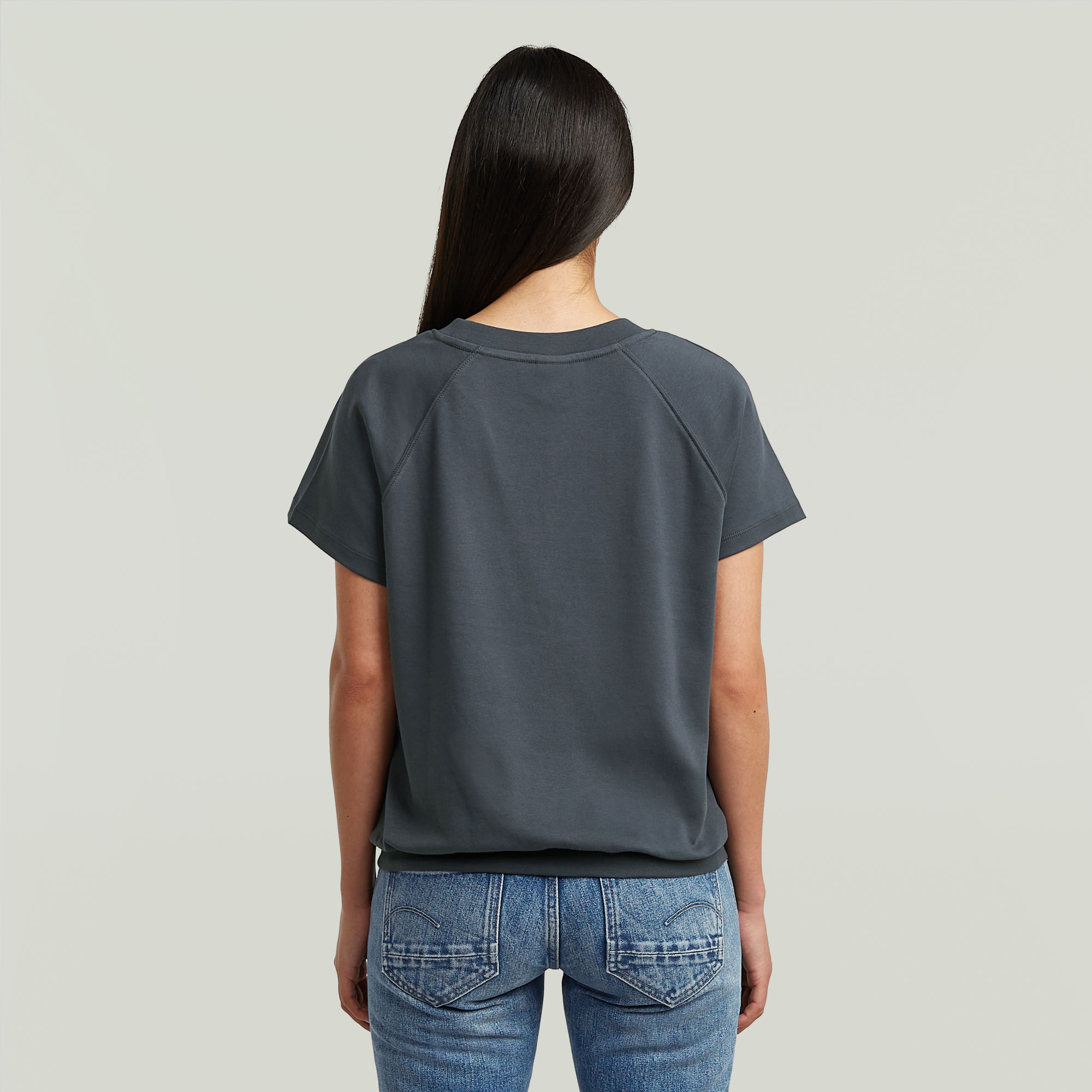 G-Star RAW Raglan T-shirt Donkerblauw Dames