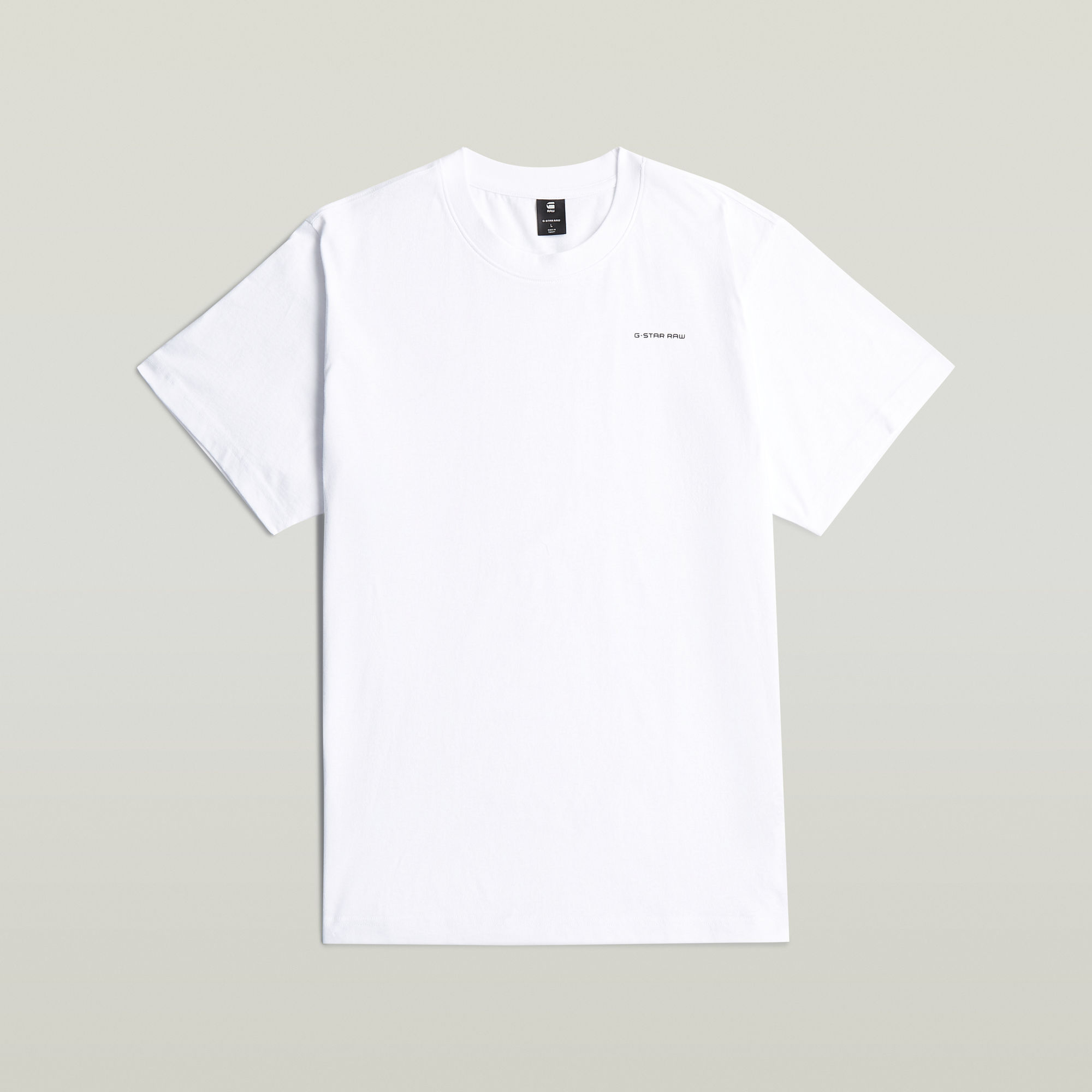 G-Star RAW Chest Logo Loose T-Shirt - Wit - Heren