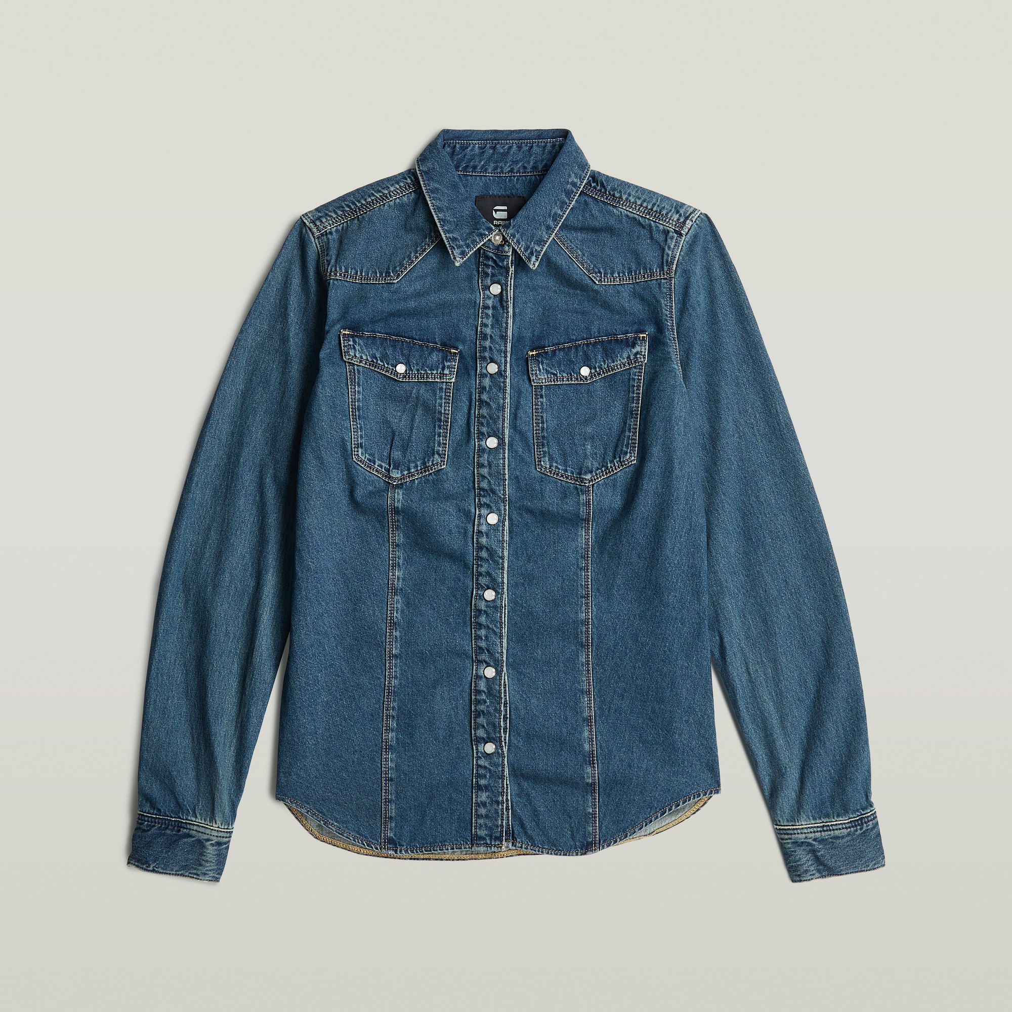 G-Star RAW 3301 Overhemd - Midden blauw - Dames