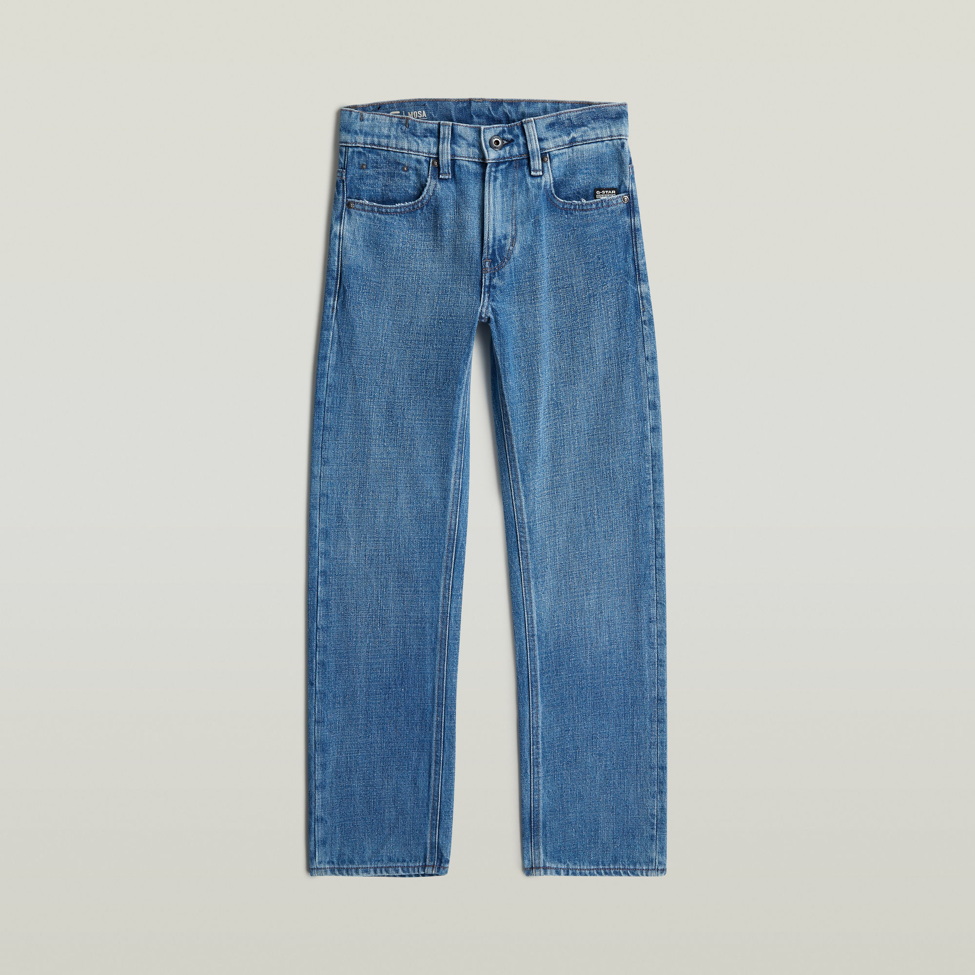 Thumbnail - Boys Mosa Straight Jeans - Hellblau - jungen