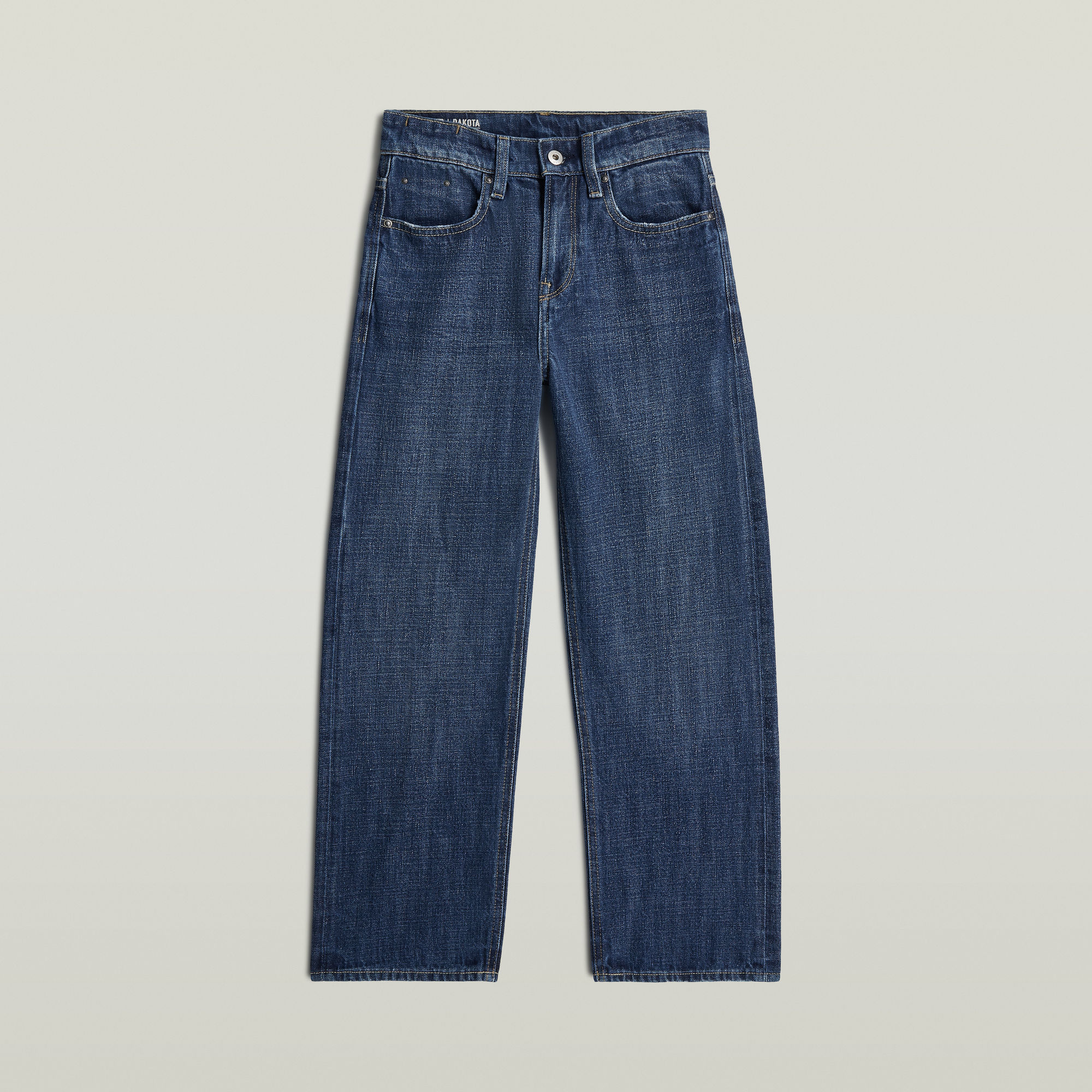 Thumbnail - Boys Dakota Regular Straight Jeans - Mittelblau - jungen