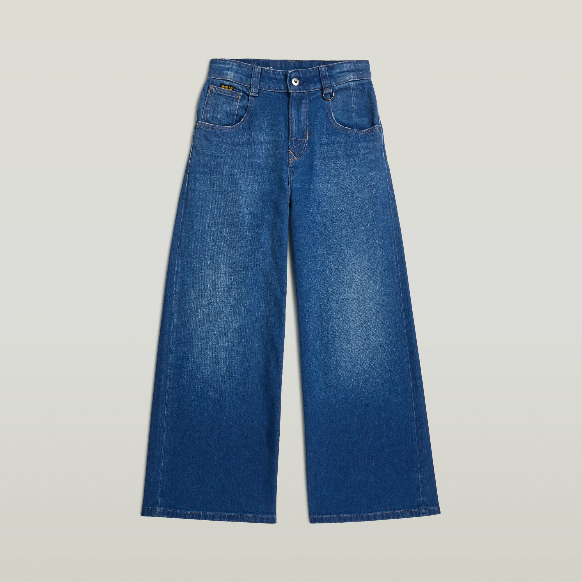 Thumbnail - Girls Skater High Loose Jeans - Dunkelblau - mädchen