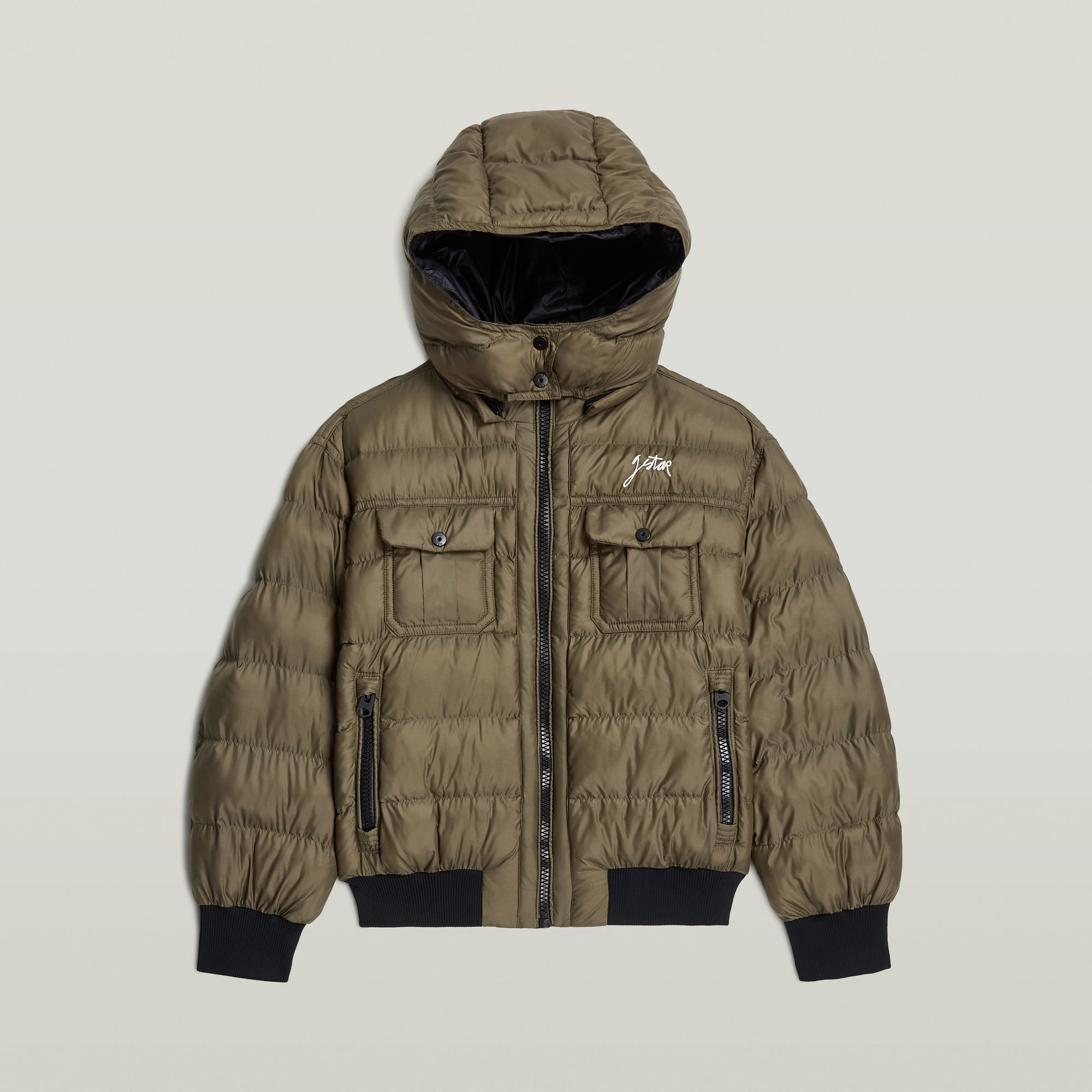 Thumbnail - Girls Hoodie Jacke - Grün - mädchen