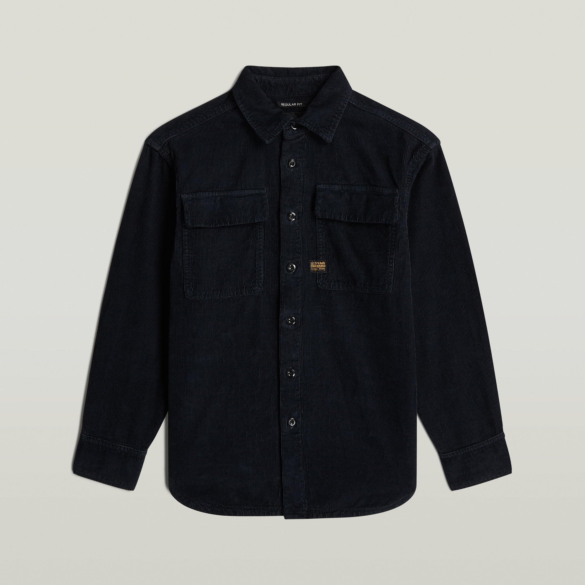 Thumbnail - Boys CPO Regular Shirt - Dunkelblau - jungen