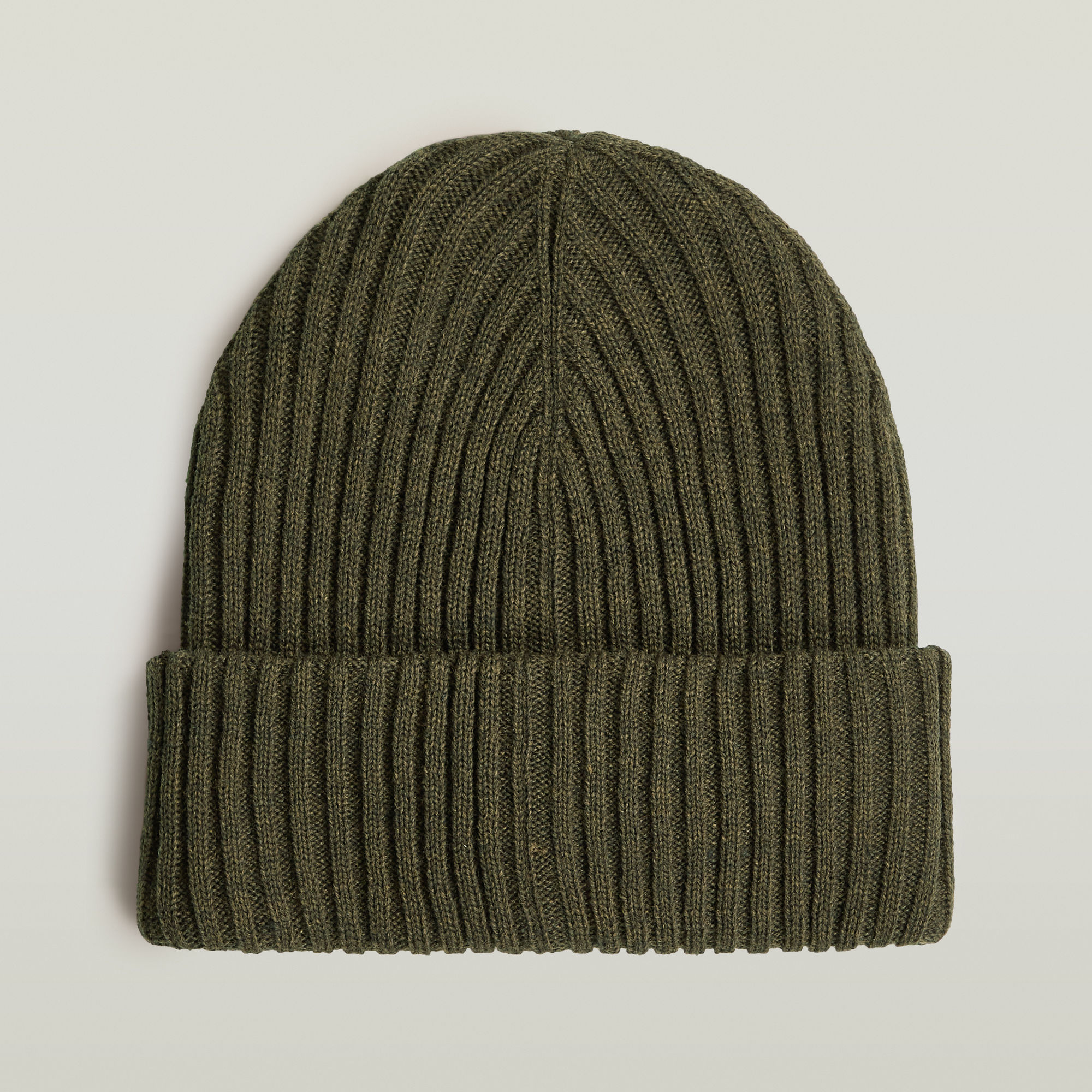 Thumbnail - Rib Knit Beanie - Grau - Herren