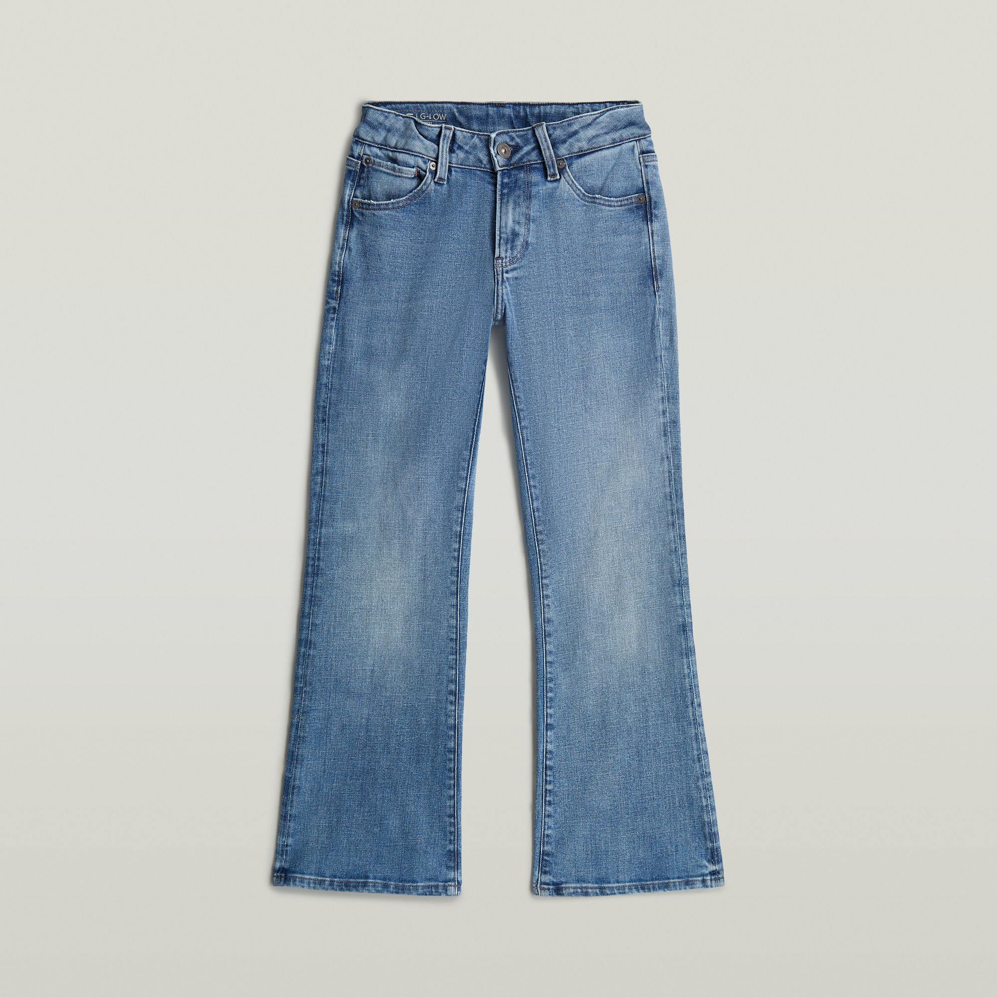 Thumbnail - Girls G-Bootcut Jeans - Hellblau - mädchen
